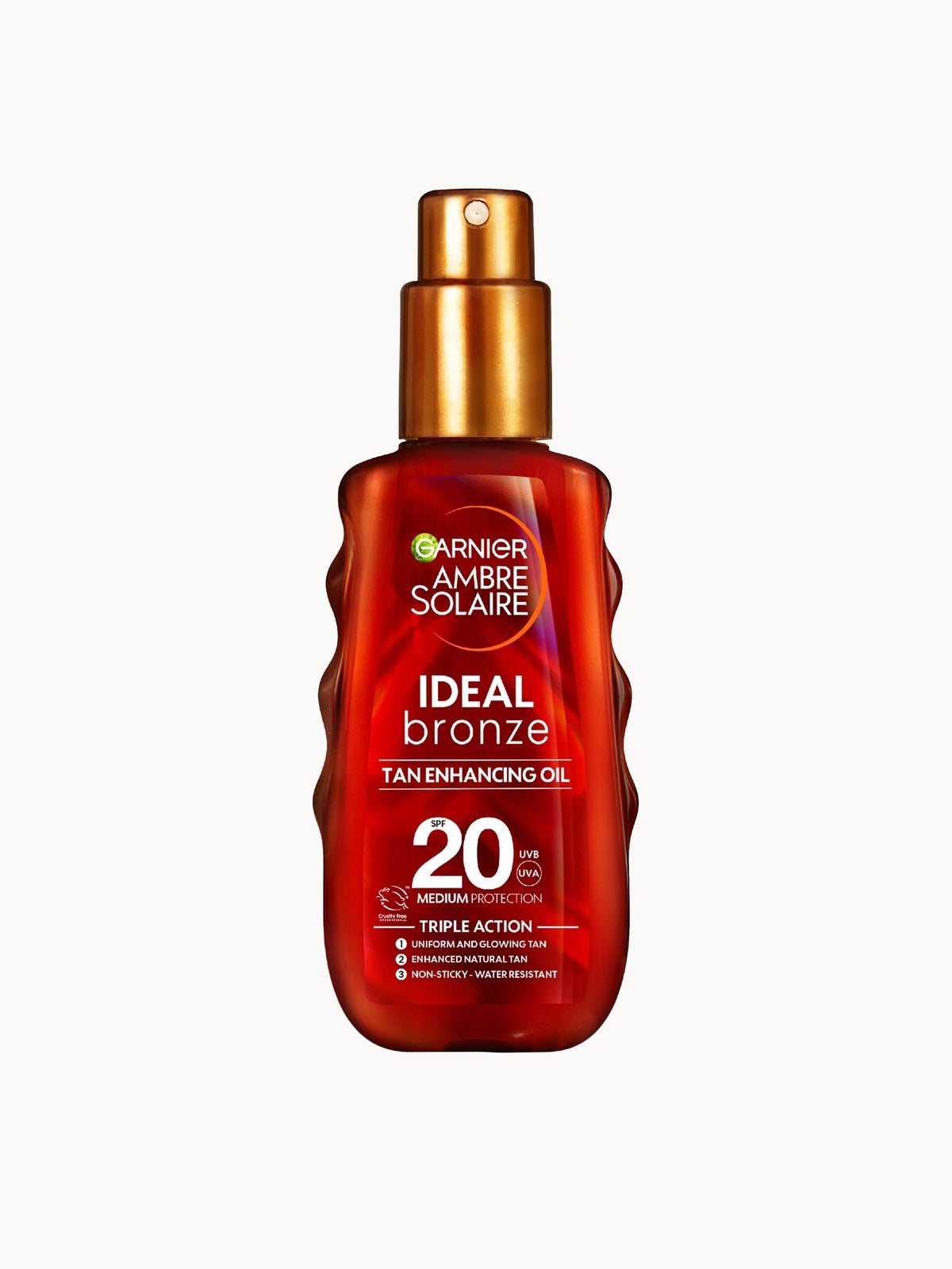 Garnier Ambre Solaire Ideal Bronze Protective Oil SPF20  Sun Cream Spray 150ml