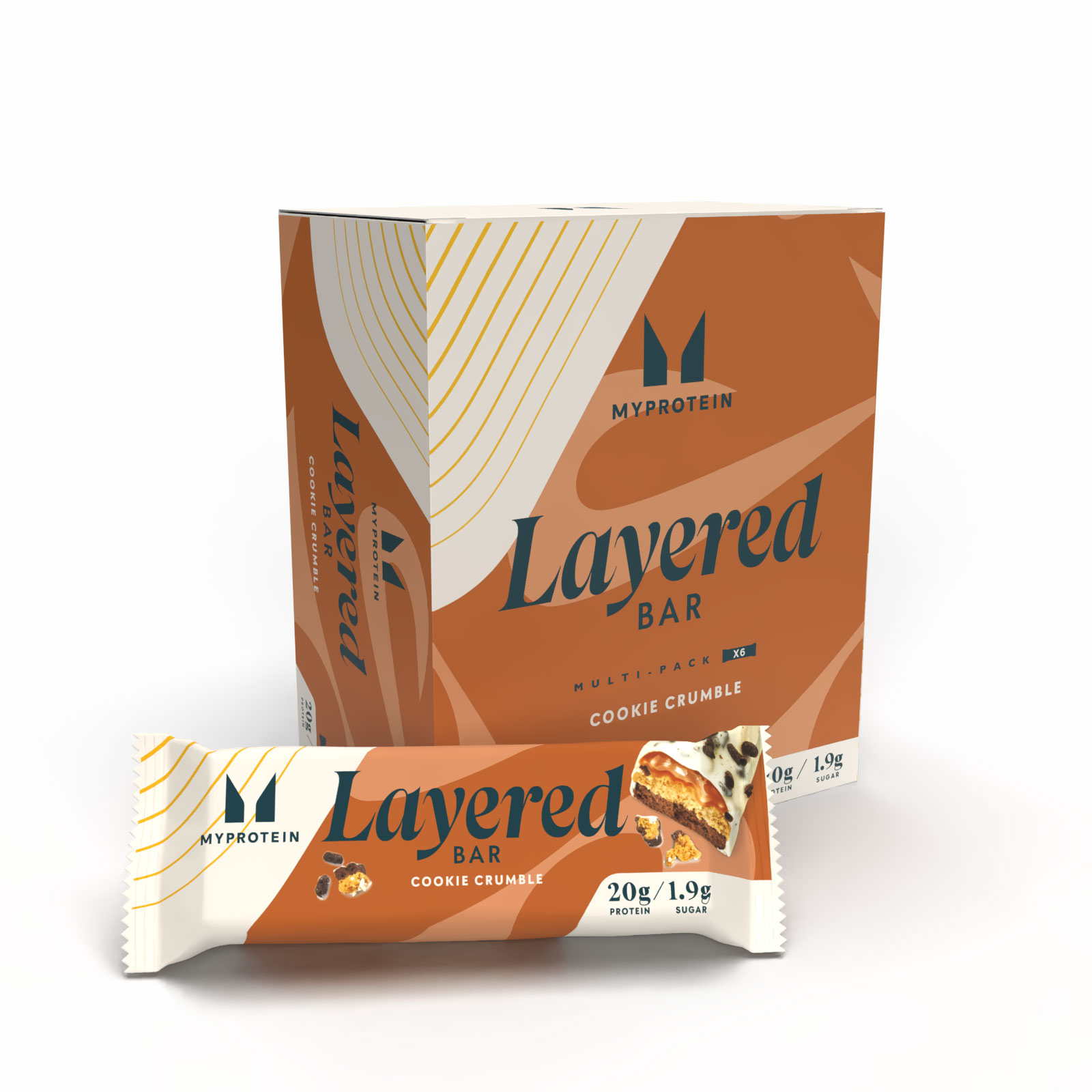 Myprotein UK MyProtein Myprotein Layered Bar - 6 x 60g - Cookie Crumble