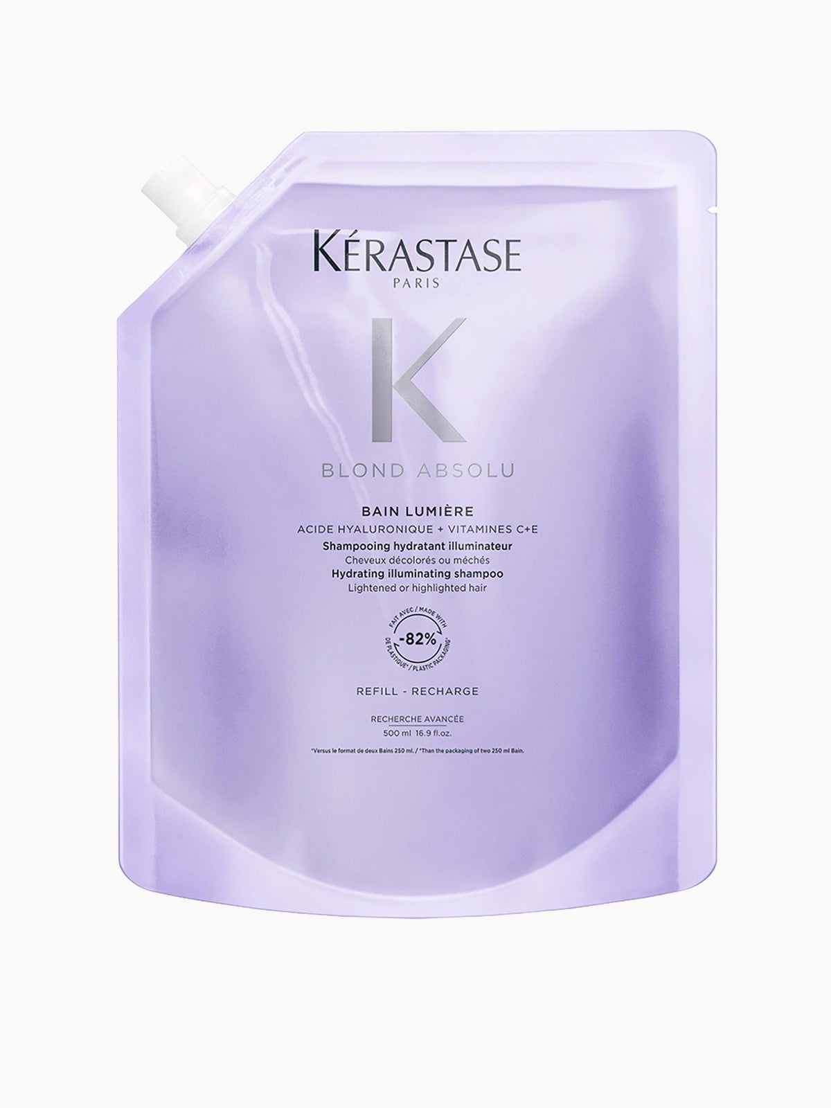 Kérastase Blond Absolu Bain Lumière Refill Shampoo Pouch 500ml For Blonde Hair