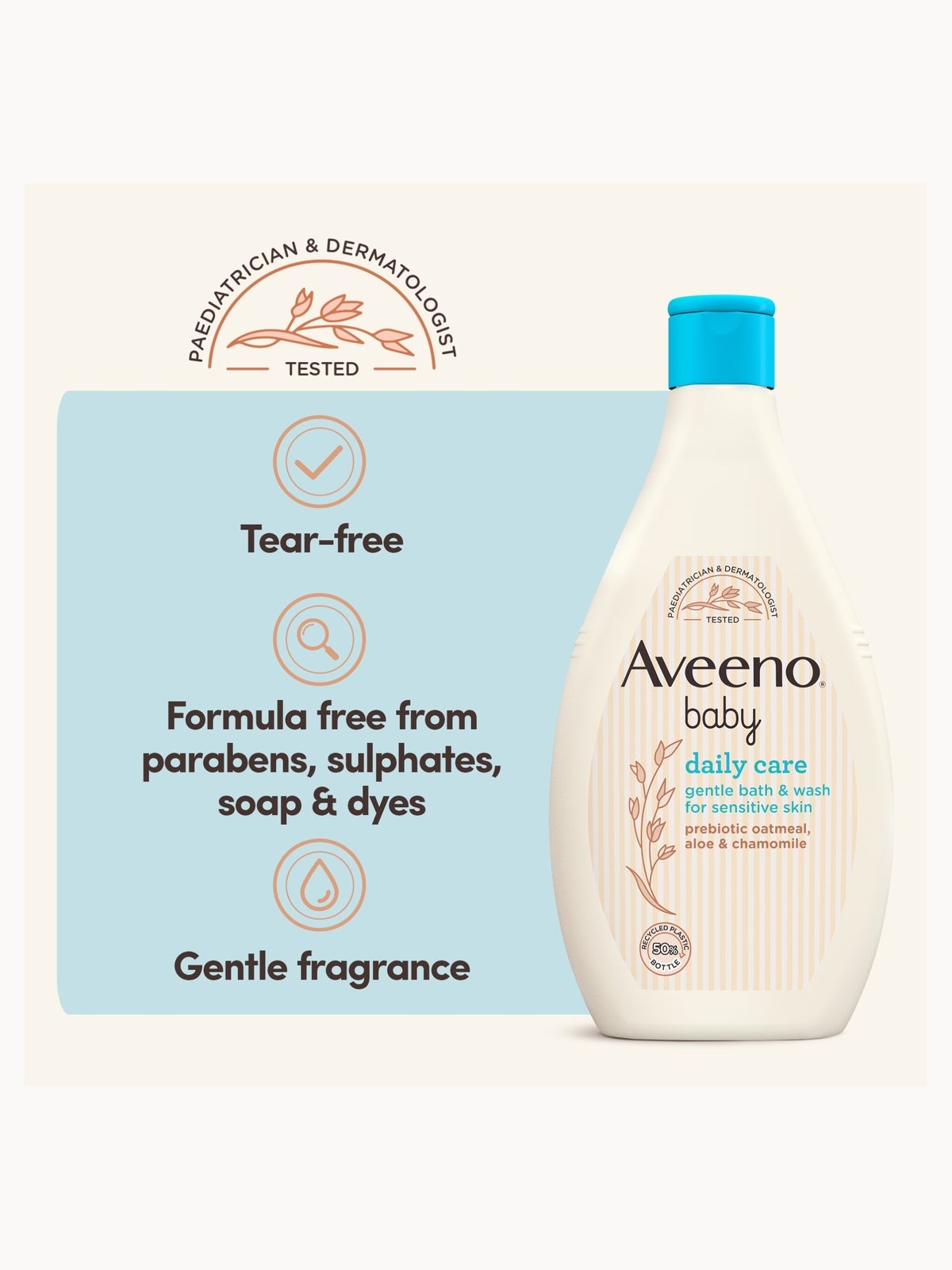 Aveeno Baby Daily Care Gentle Bath and Wash 400ml 4