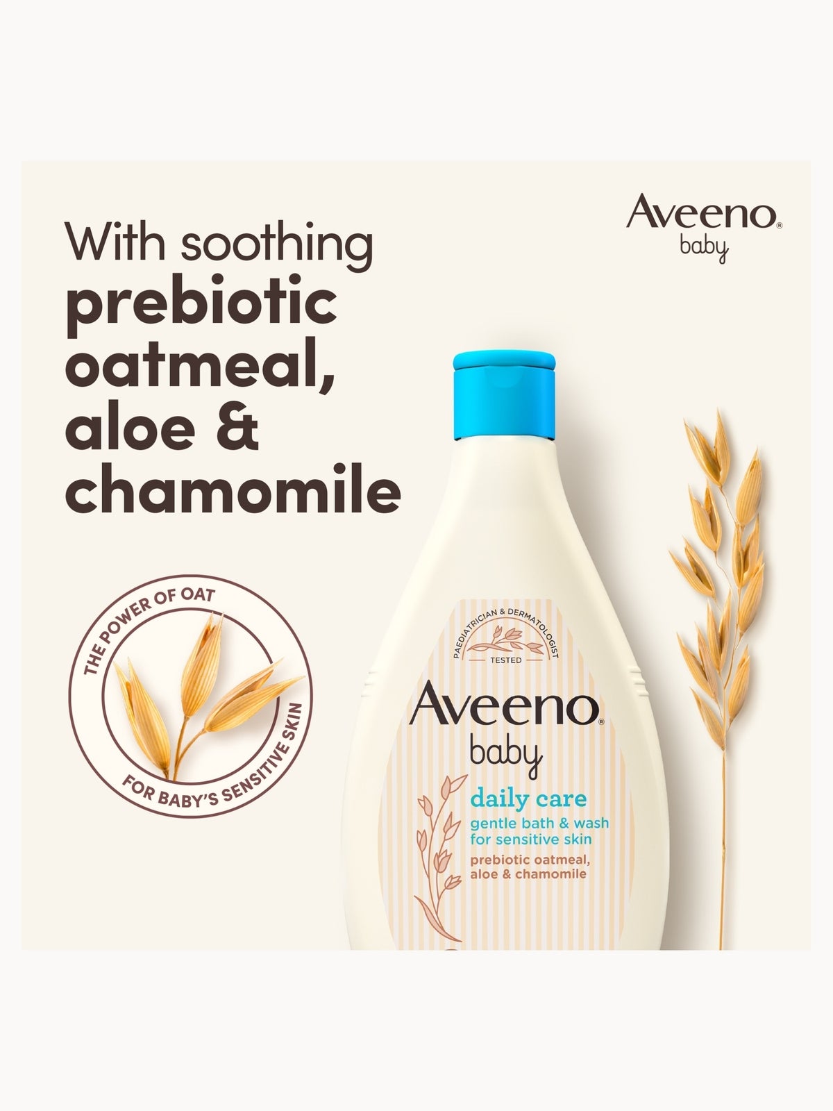 Aveeno Baby Daily Care Gentle Bath and Wash 400ml 3