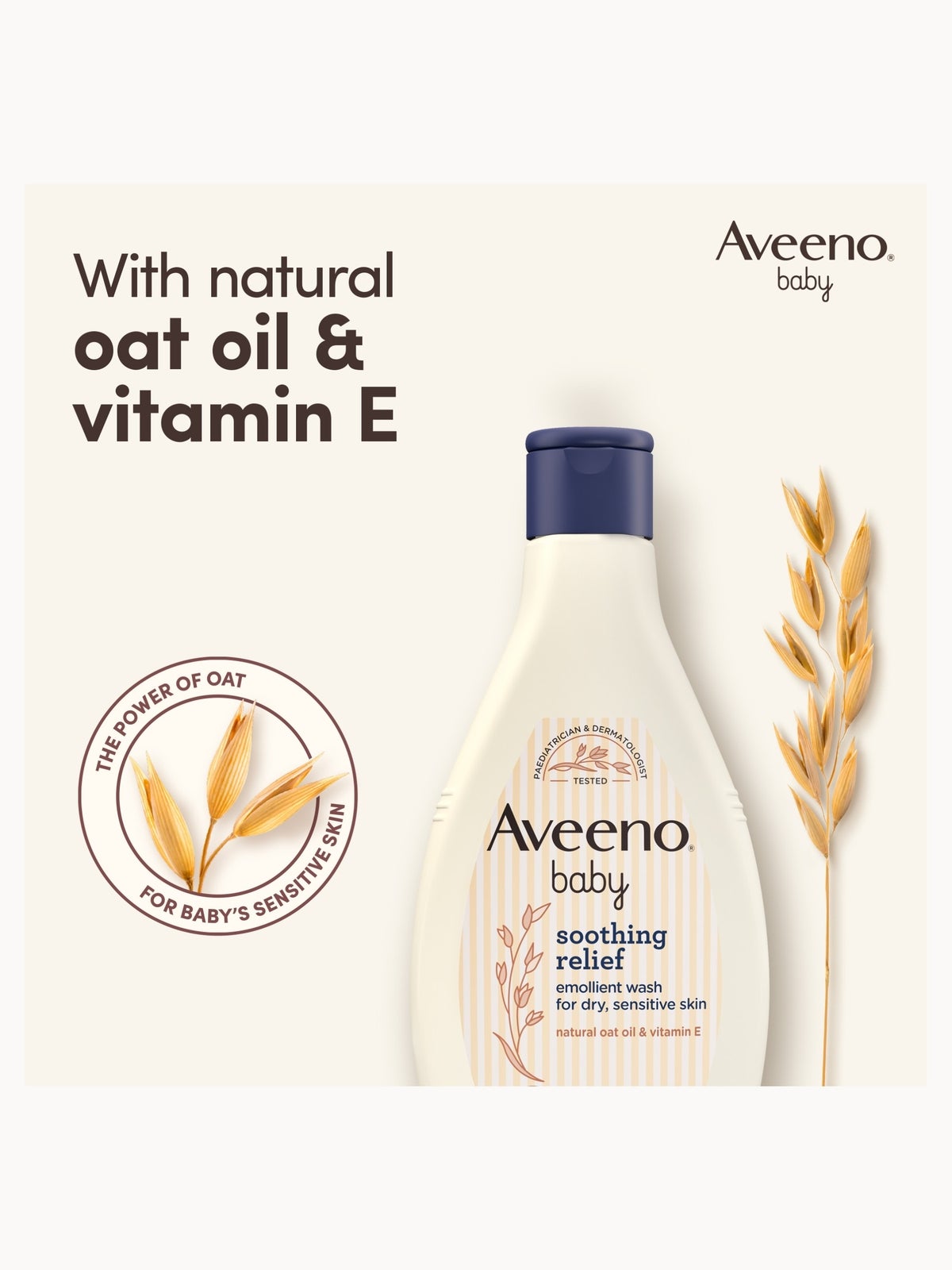 Aveeno Baby Soothing Relief Emollient Wash 250ml 3
