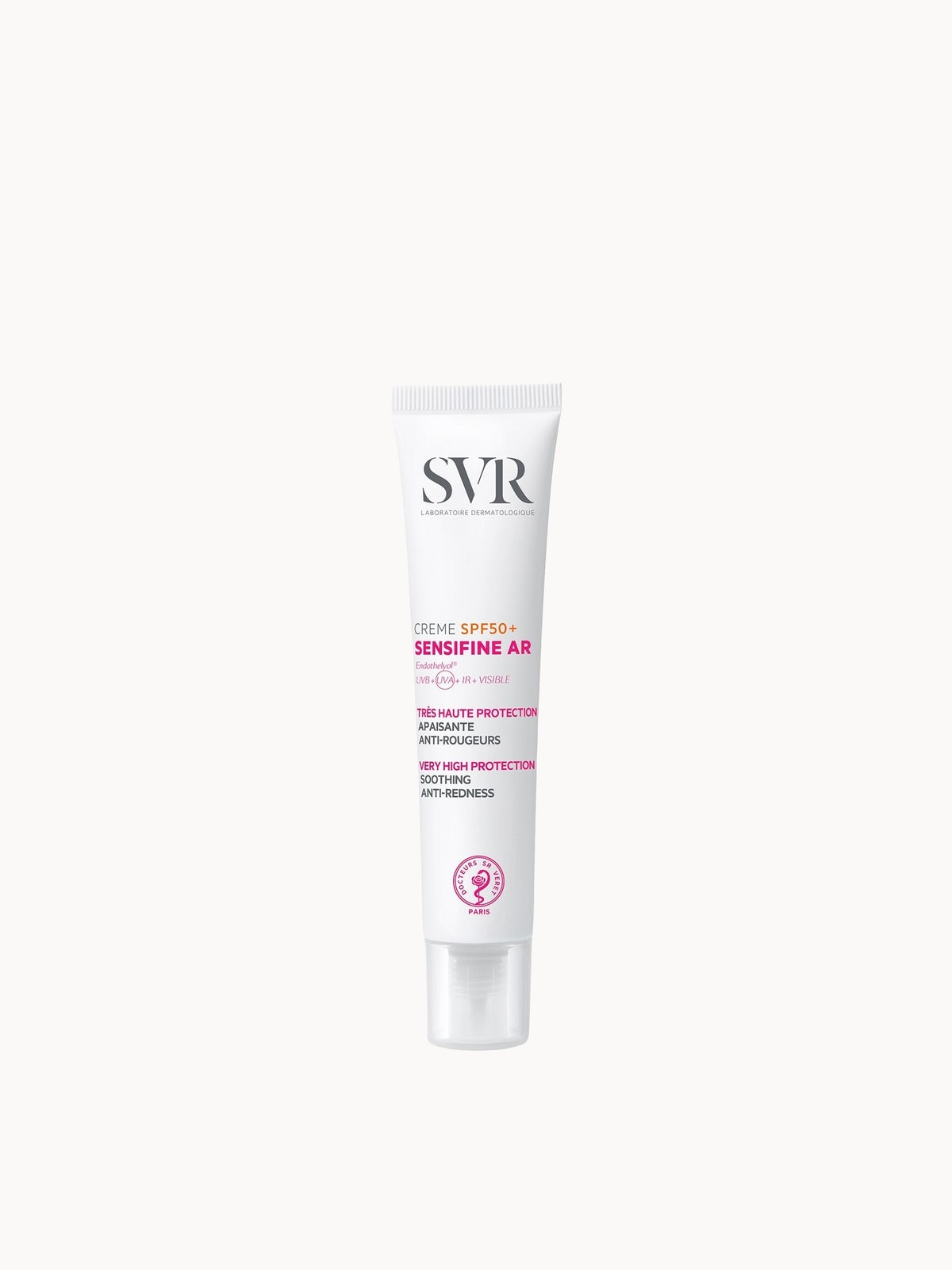 SVR SENSIFINE AR SPF50+ Calming Daily Face SPF Rosacea Cream, UVB/UVA Anti-Redness Sunscreen for Sensitive Skin 40ml