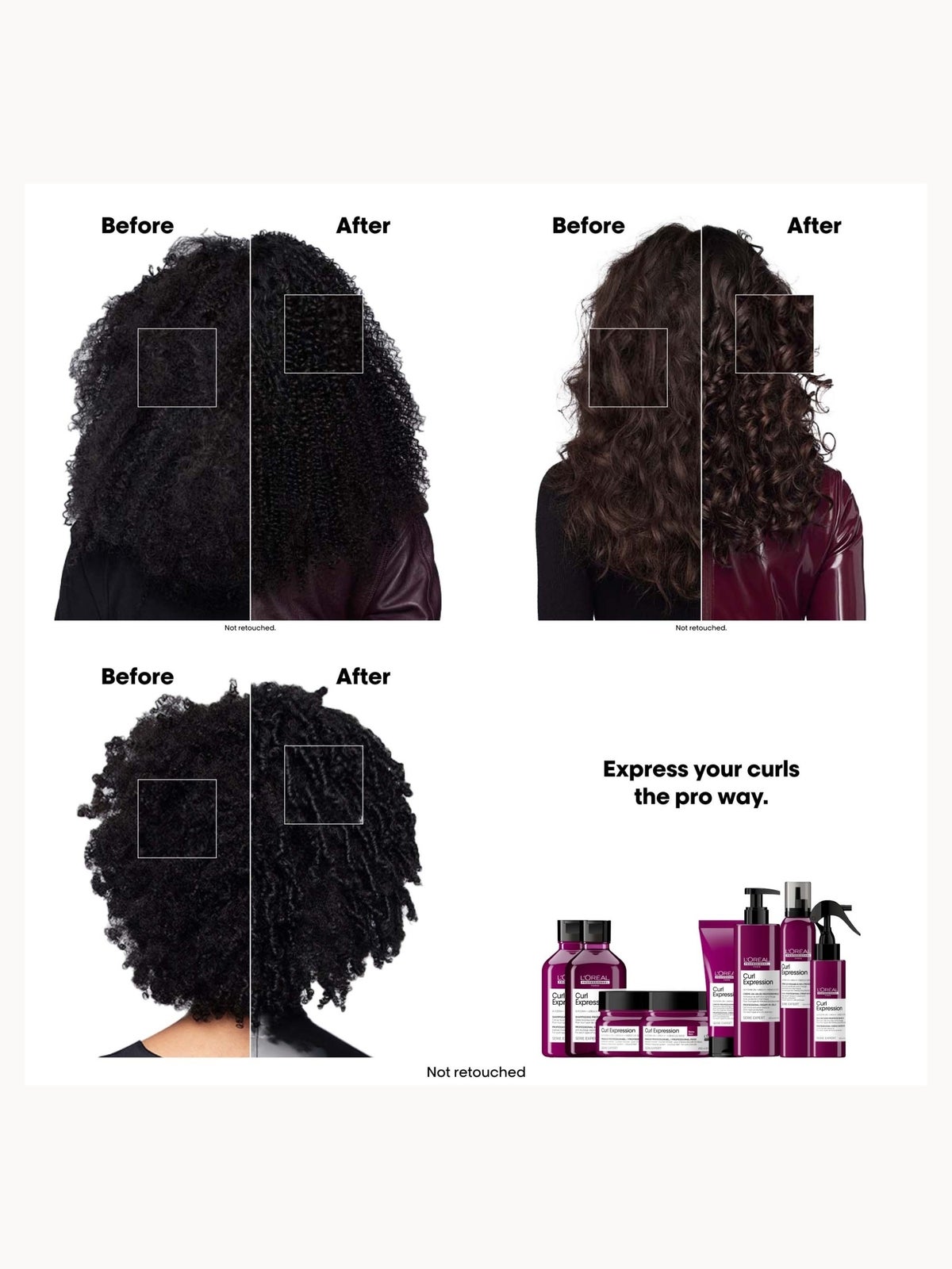 L'Oreal Professionnel Curl Expression 10-in-1 mousse for curls, coils & afro hair, photo 3