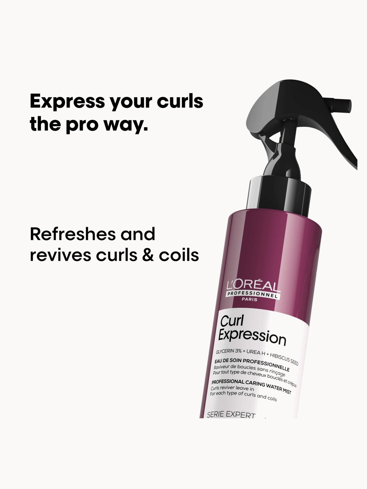 L'Oréal Professionnel Serie Expert Curl Expression Curl Reviving Spray/Caring Water Mist 190ml, photo 2
