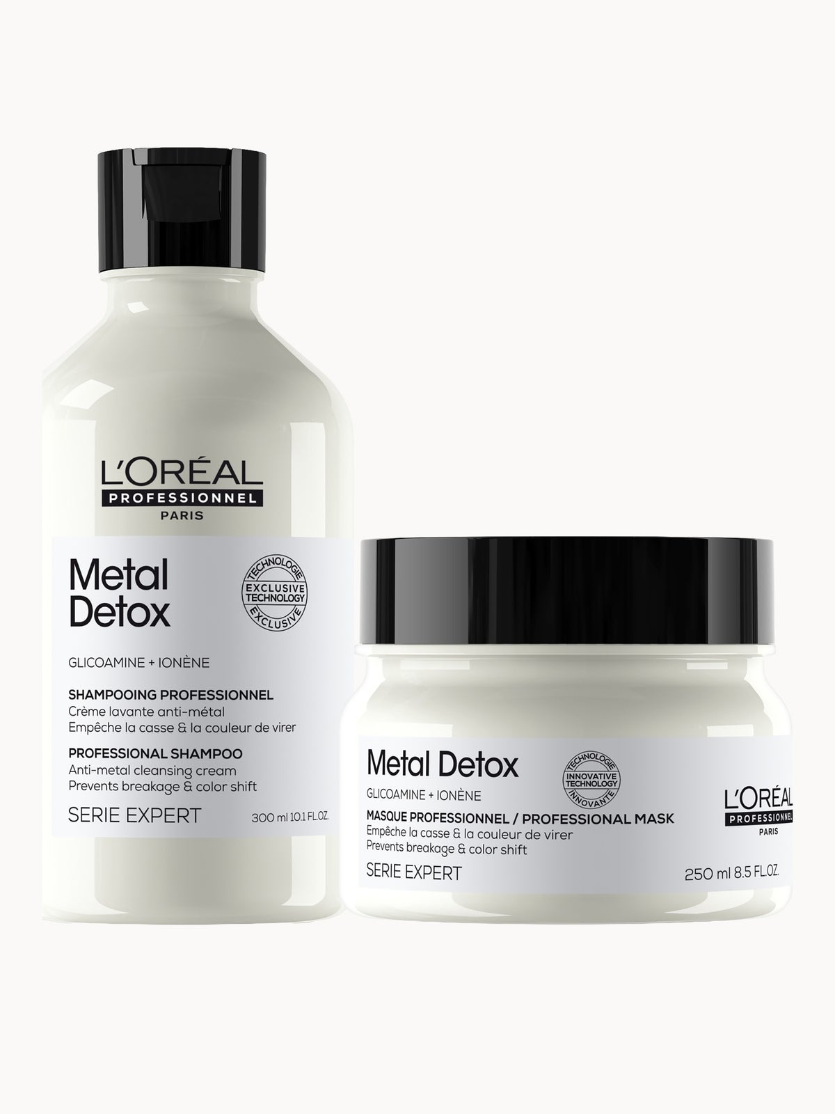 L'Oréal Professionnel Metal Detox Shampoo & Hair Mask for breakage & colour protection against hard water