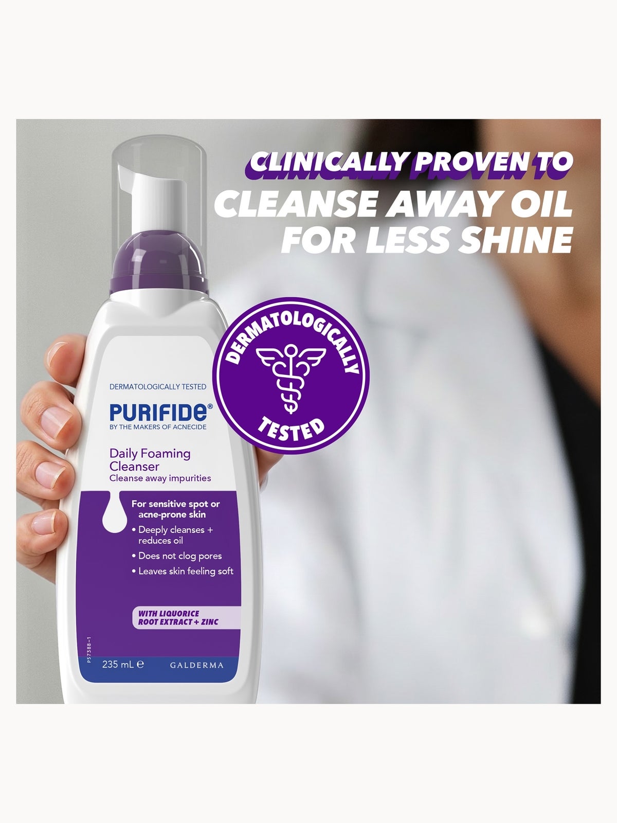 PURIFIDE by Acnecide Daily Foaming Cleanser 235ml 4