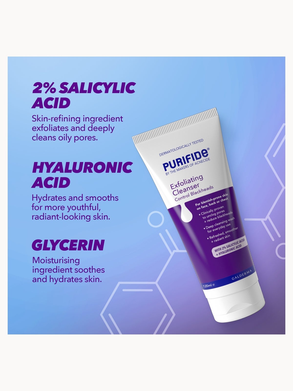 PURIFIDE by Acnecide Exfoliating Scrub 120ml 4