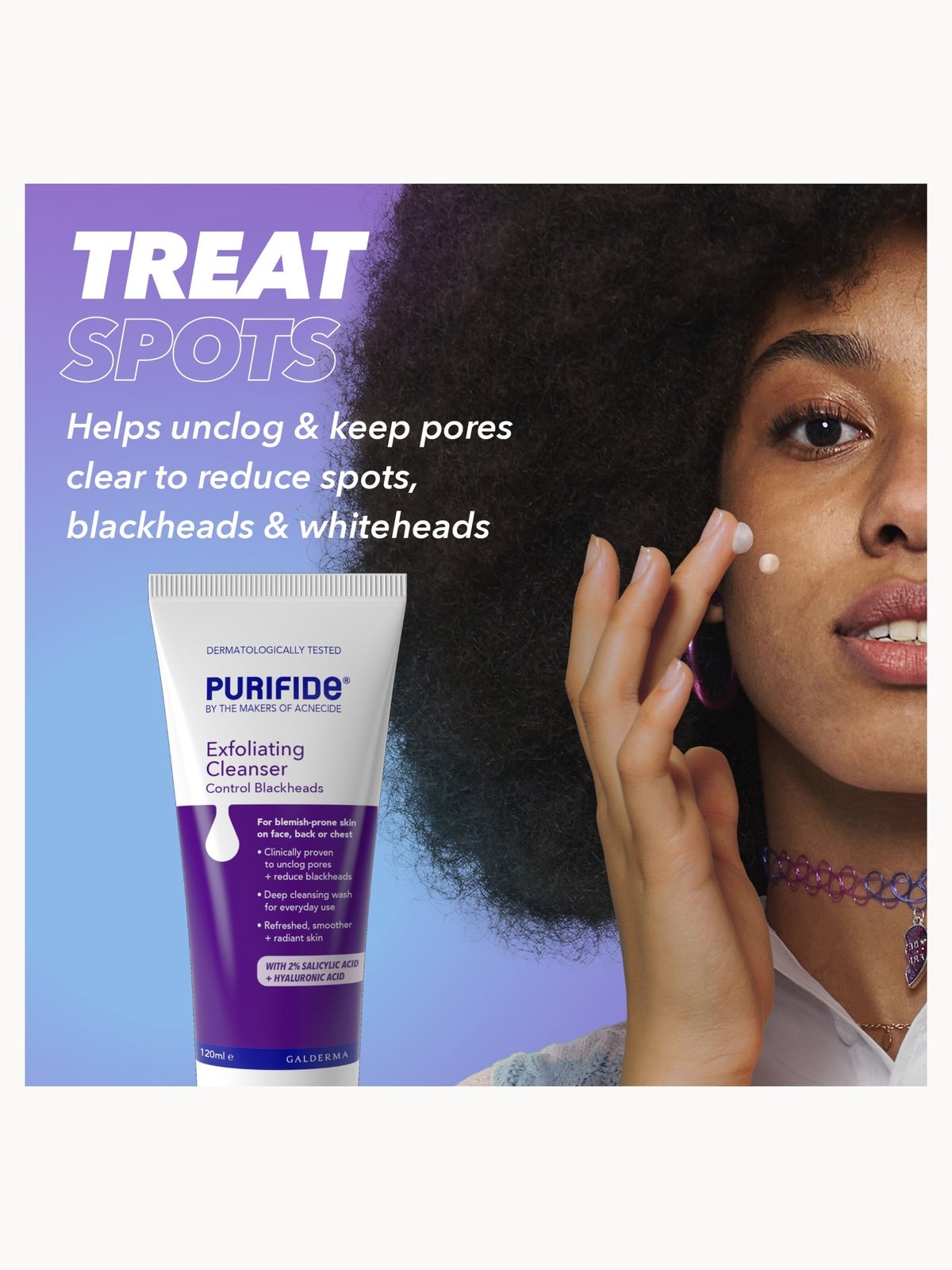 PURIFIDE by Acnecide Exfoliating Scrub 120ml 2
