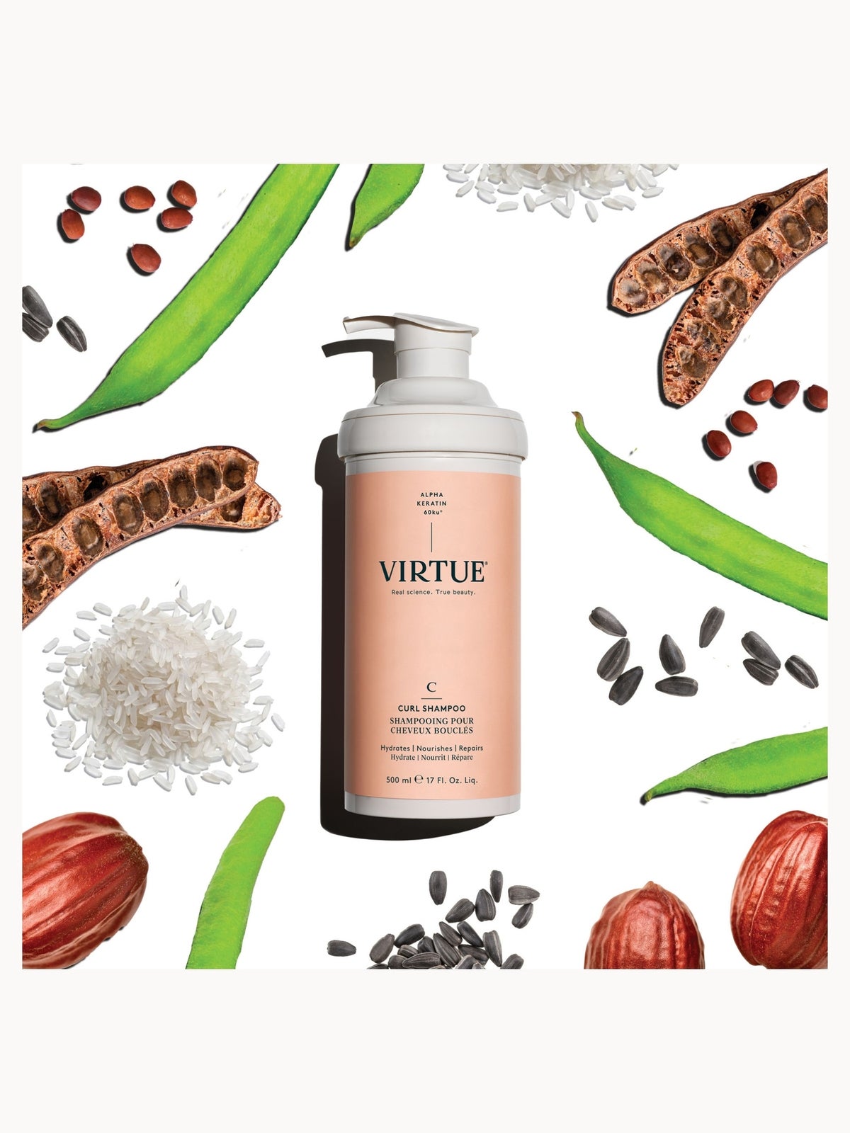 VIRTUE Curl Shampoo 500ml 4