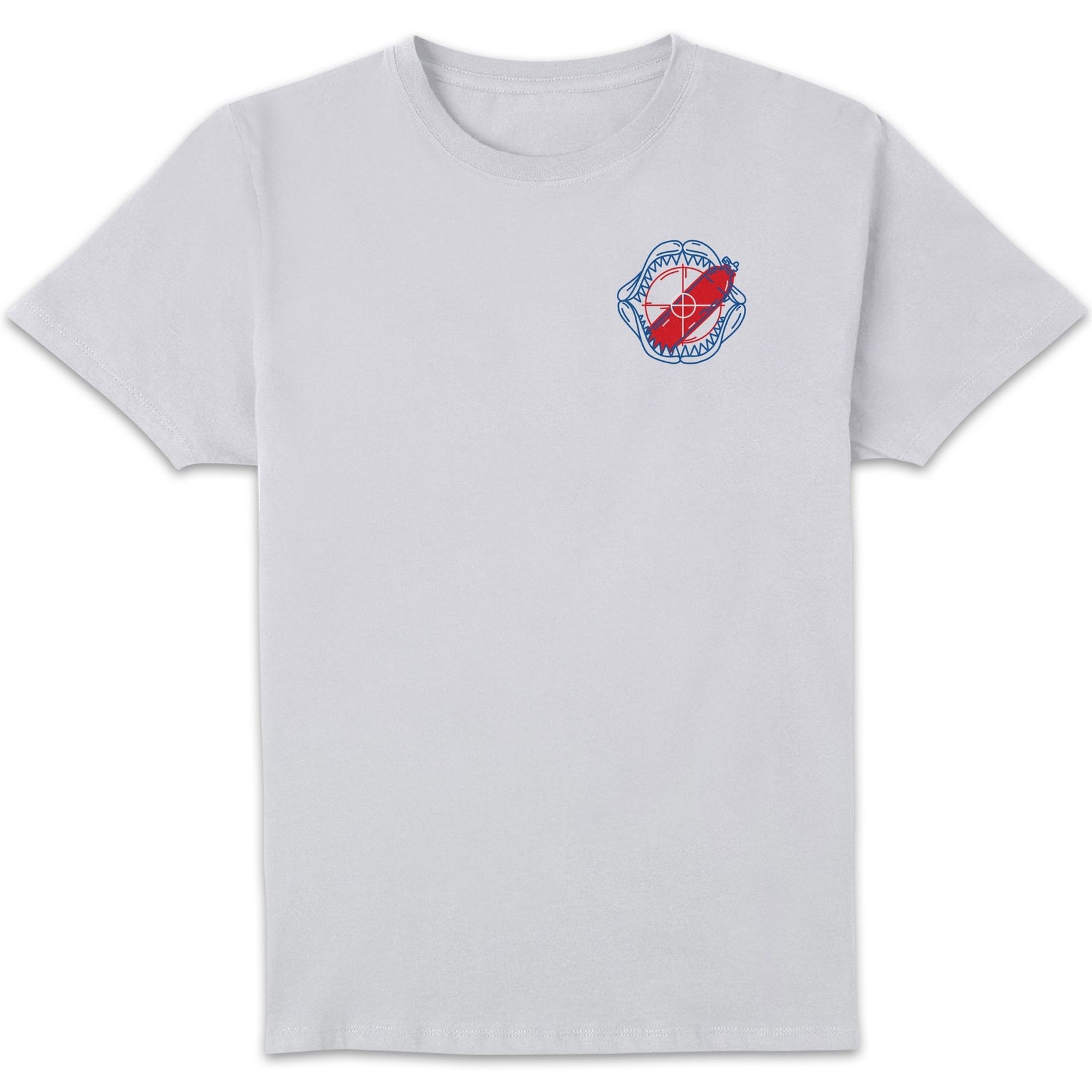 Jaws Smile Men's T-Shirt - White - M