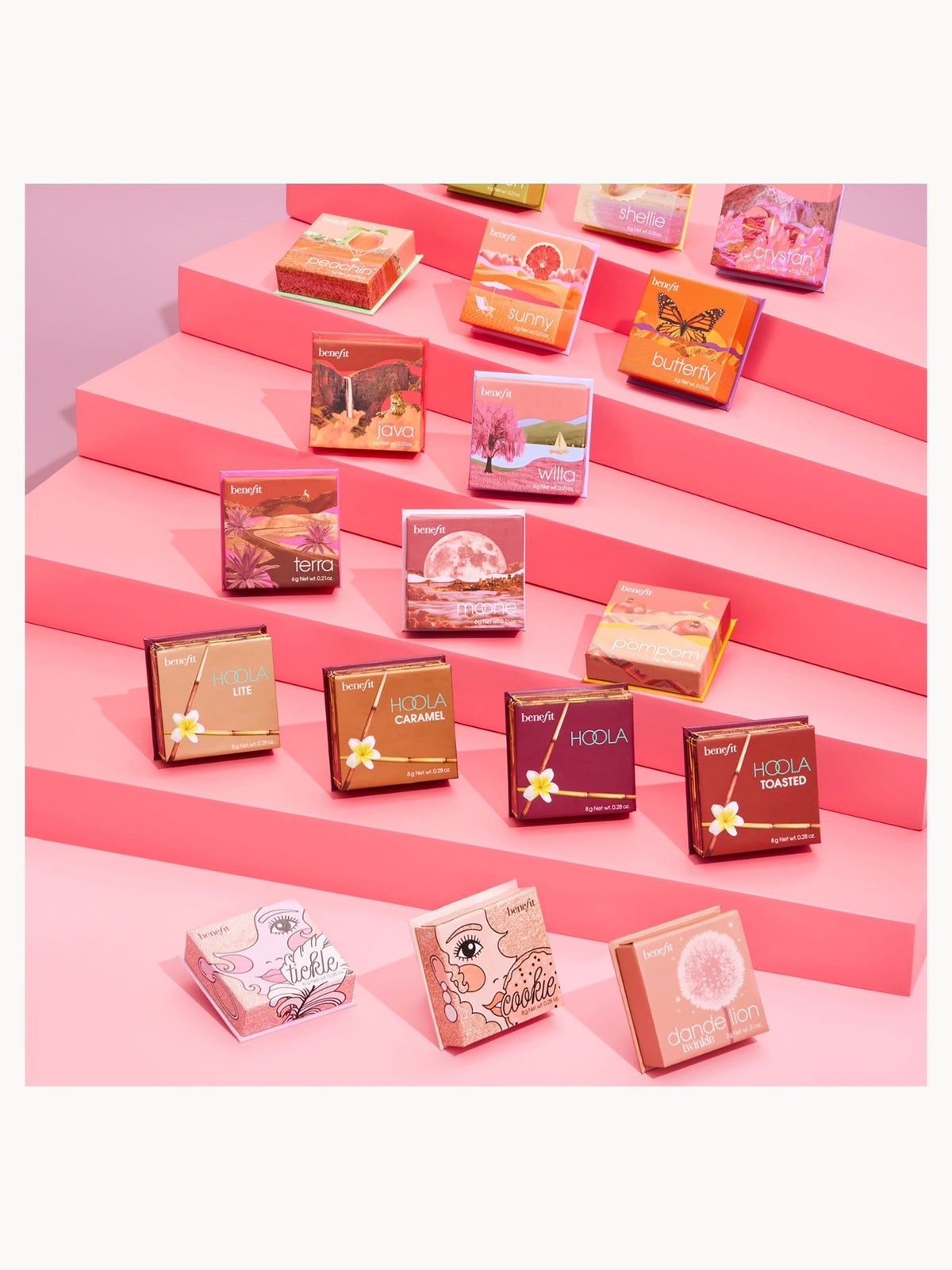 Tickle Highlighter - Superfine Powder Formula in Golden Pink, Size: Full Size, photo 4
