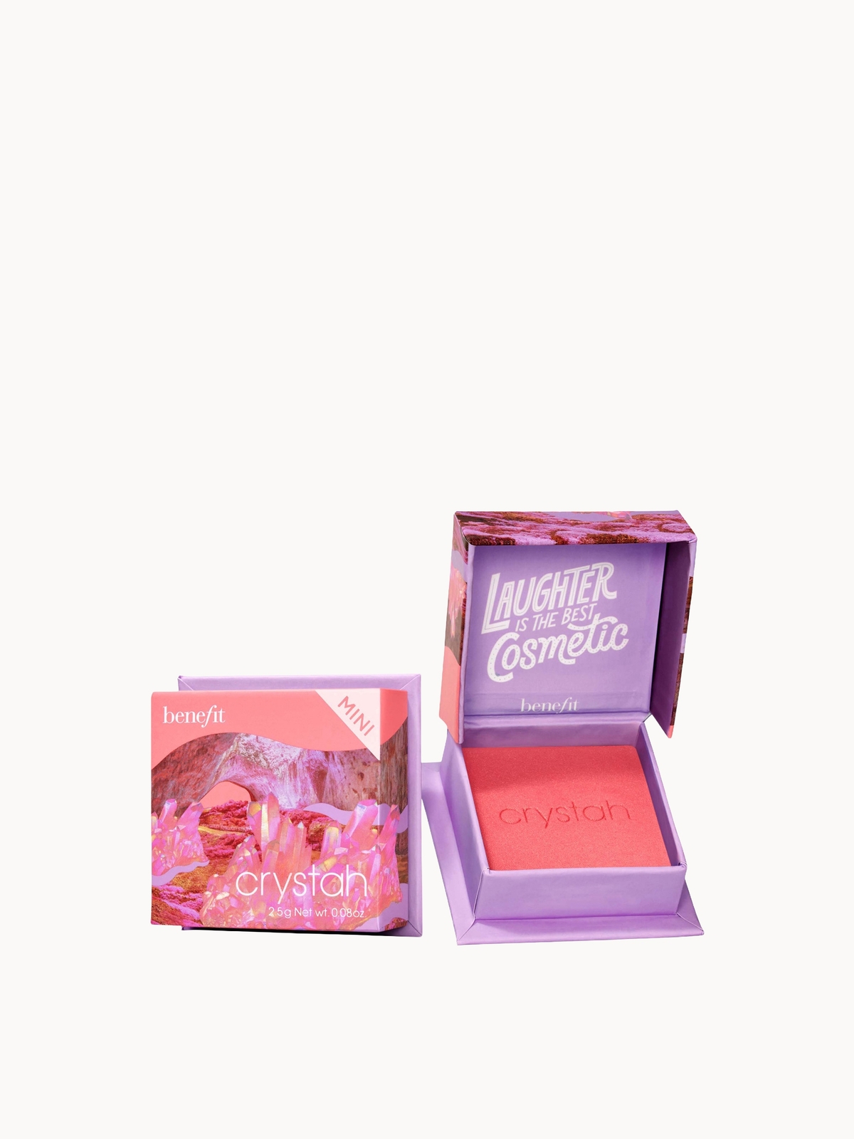 benefit Crystah Strawberry Pink Blush Powder Mini 2.5g