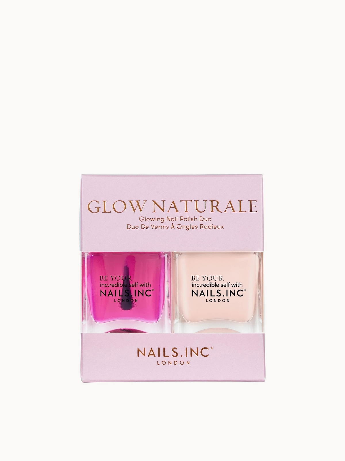 nails inc. Glow Naturale Nail Polish Duo (Worth £18)