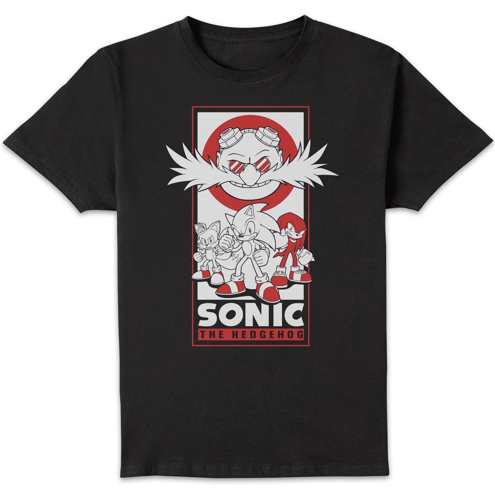 Sonic The Hedgehog Team Up Men's T-Shirt - Black - XL