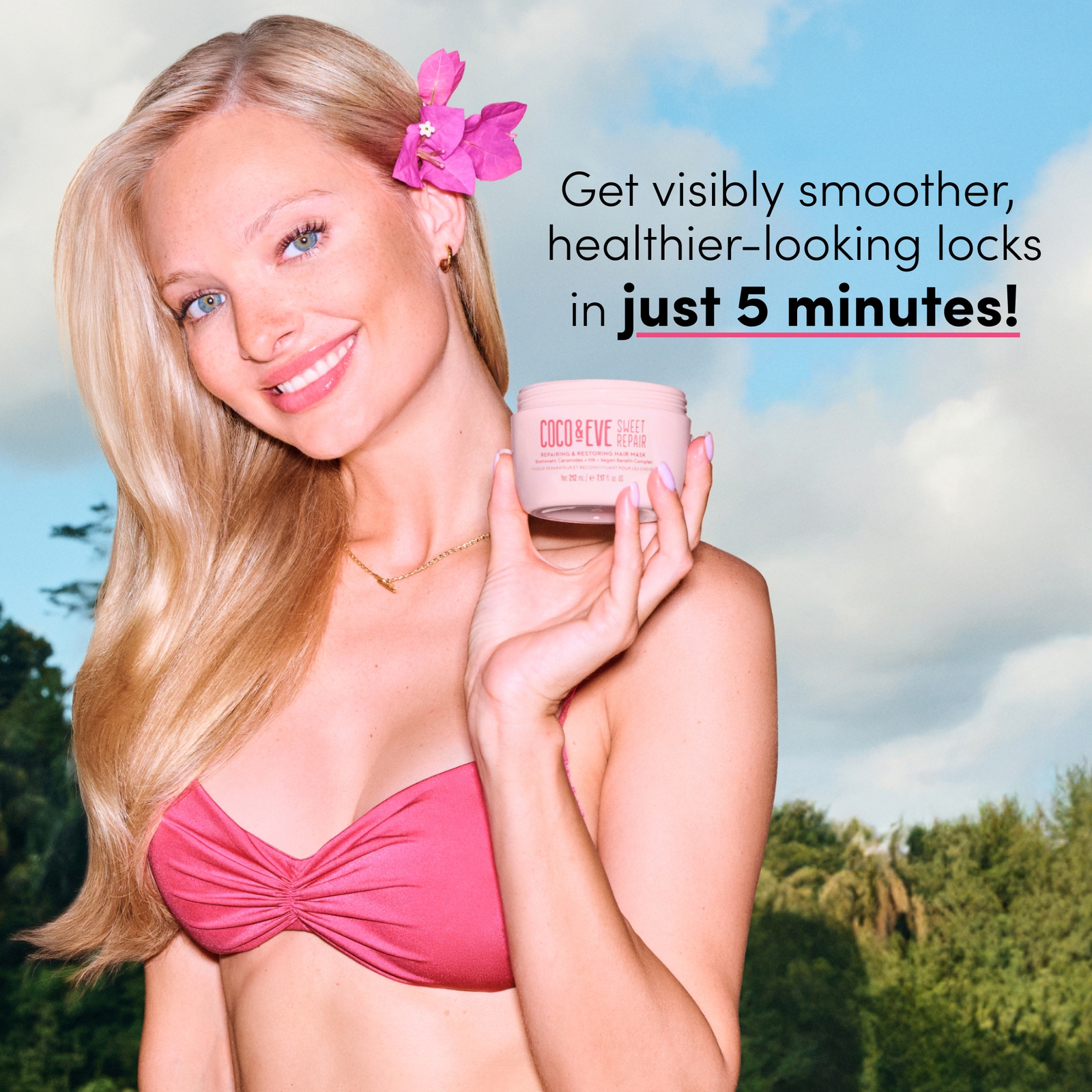 Thumbnail - Coco & Eve Sweet Repair Reparierende und Wiederherstellende Haarmaske 212 ml