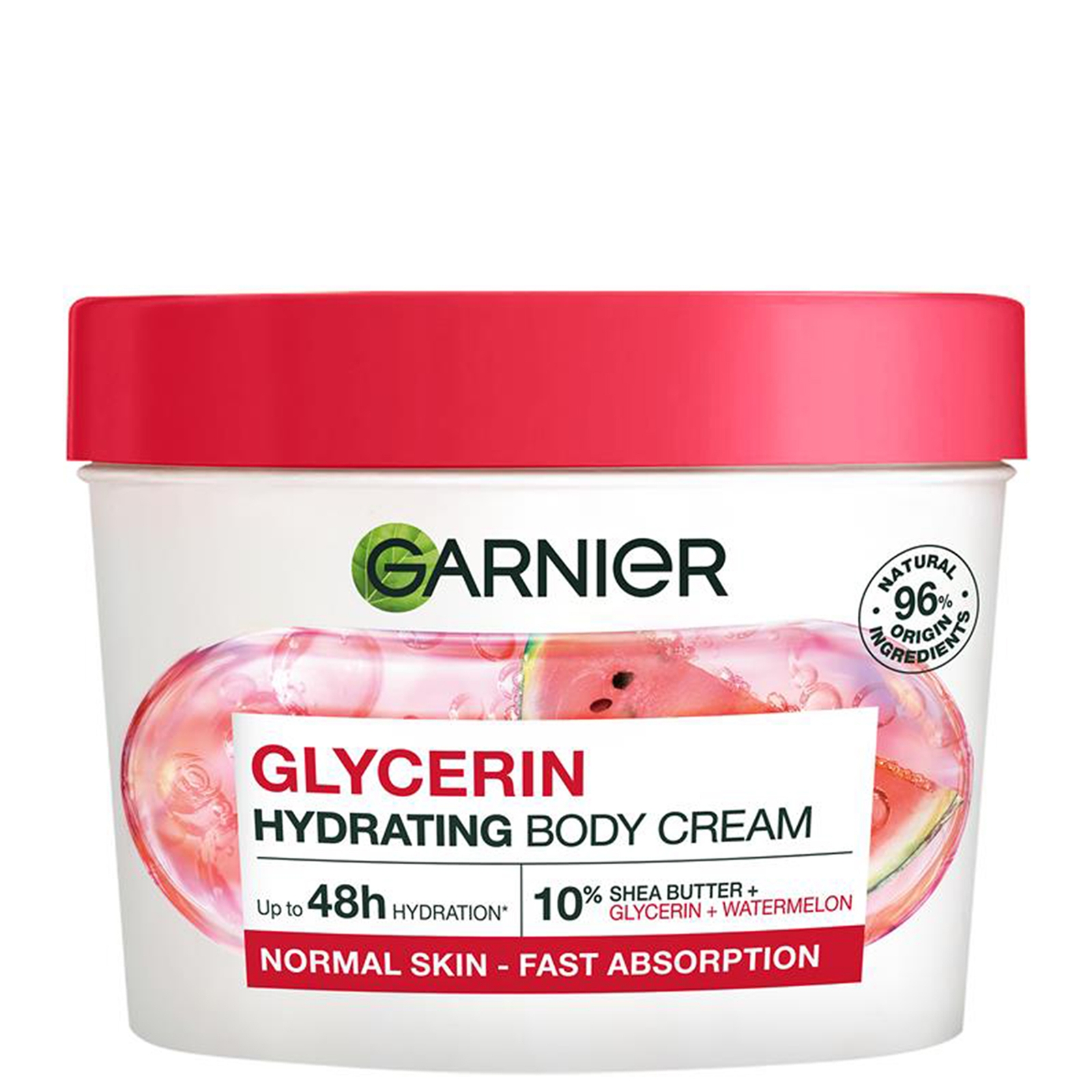 Garnier Body Superfood Gel-Crema Idratante, Anguria e Acido Ialuronico 380 ml