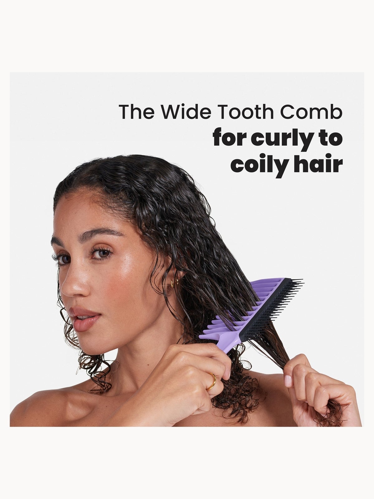 Tangle Teezer Wide Tooth Comb - Lilac/Black 3