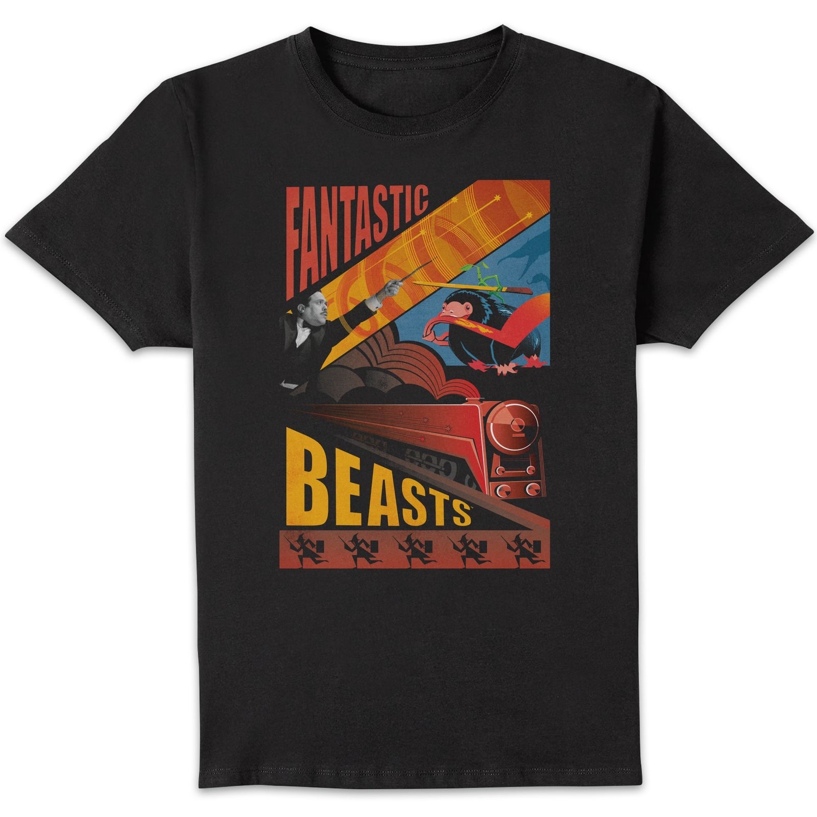 Fantastic Beasts Photographic Unisex T-Shirt - Black - S