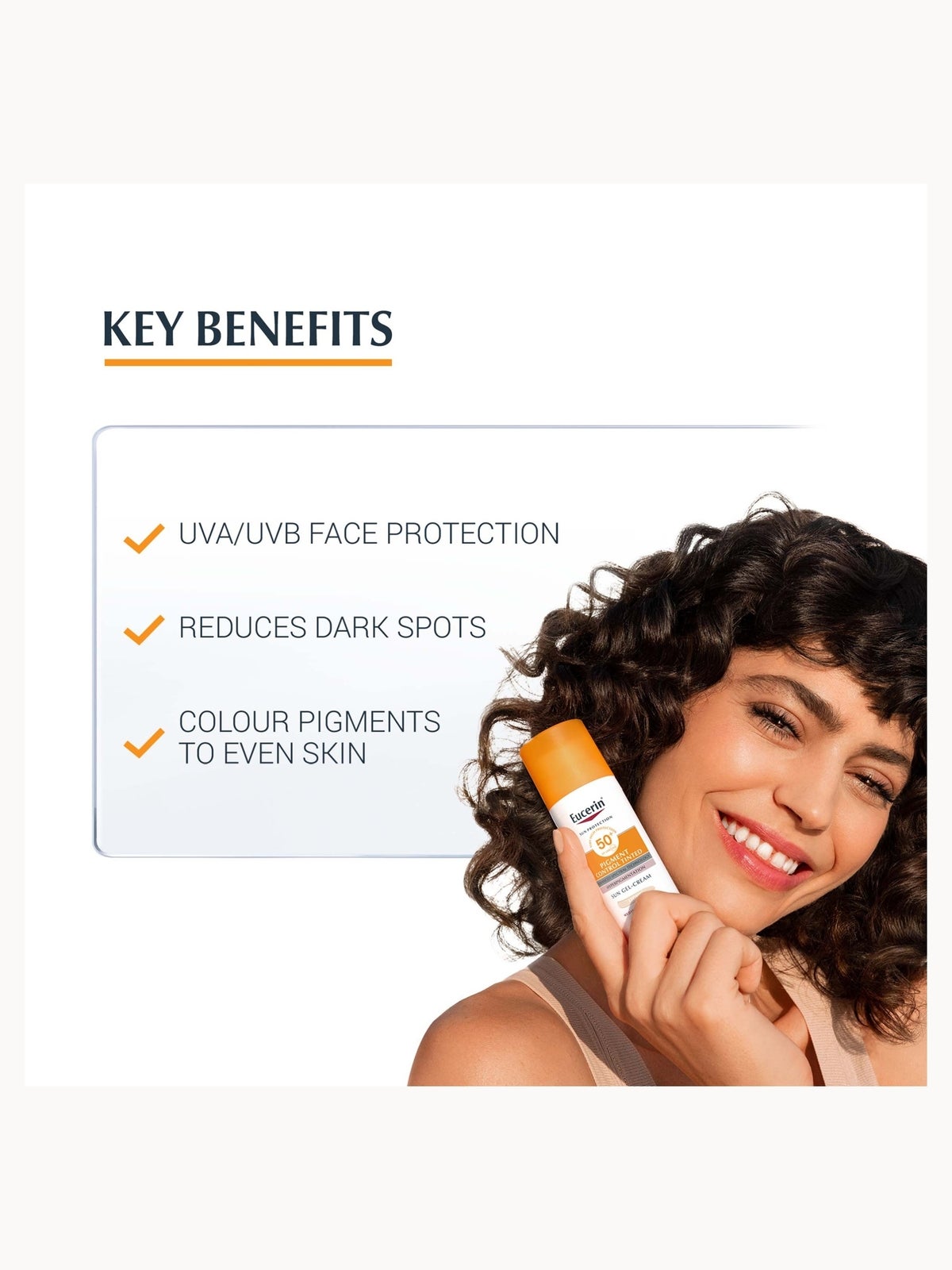 Eucerin Sun Face Pigment Control Tinted Light SPF50 50ml 2