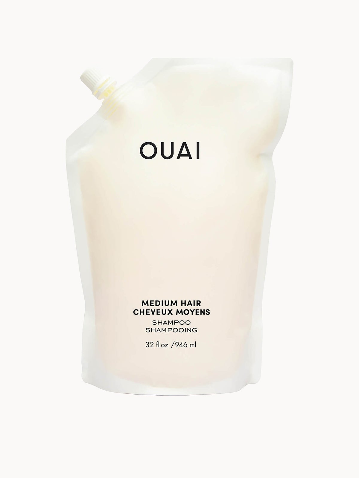 OUAI Medium Shampoo and Refill Bundle 3