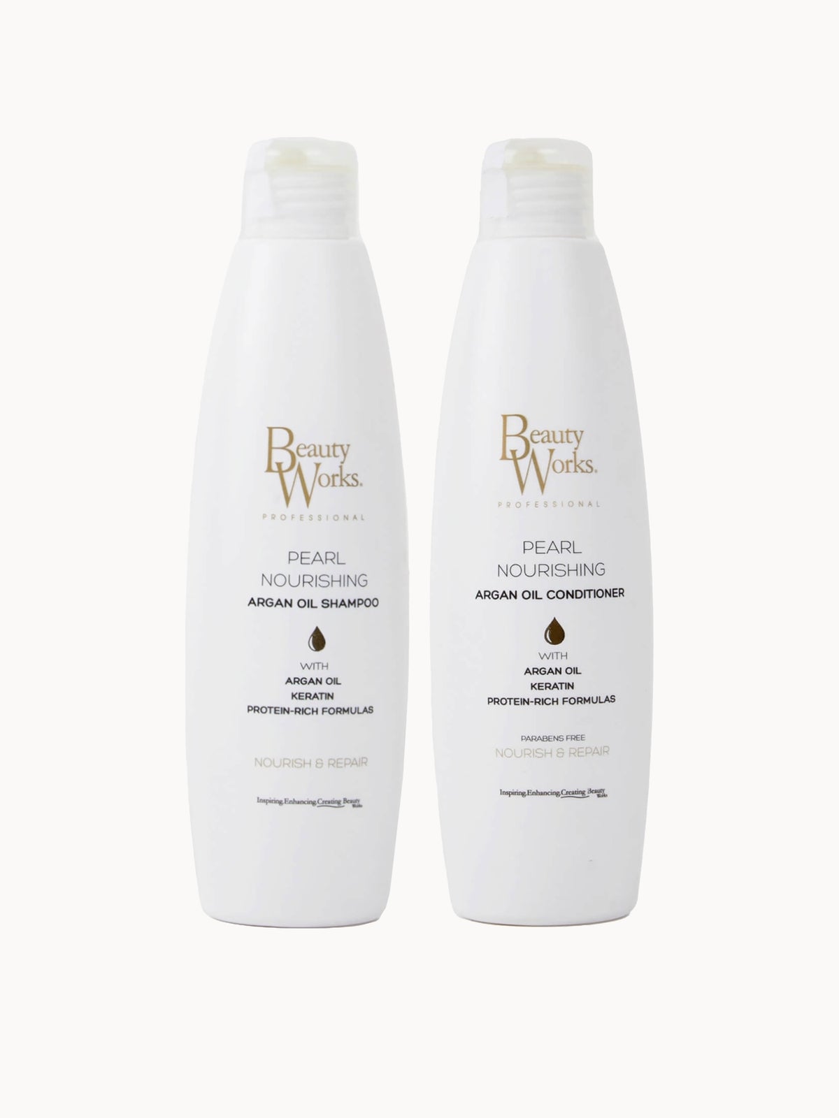Beauty Works Pearl Nourishing Shampoo and Conditioner Bundle 250ml