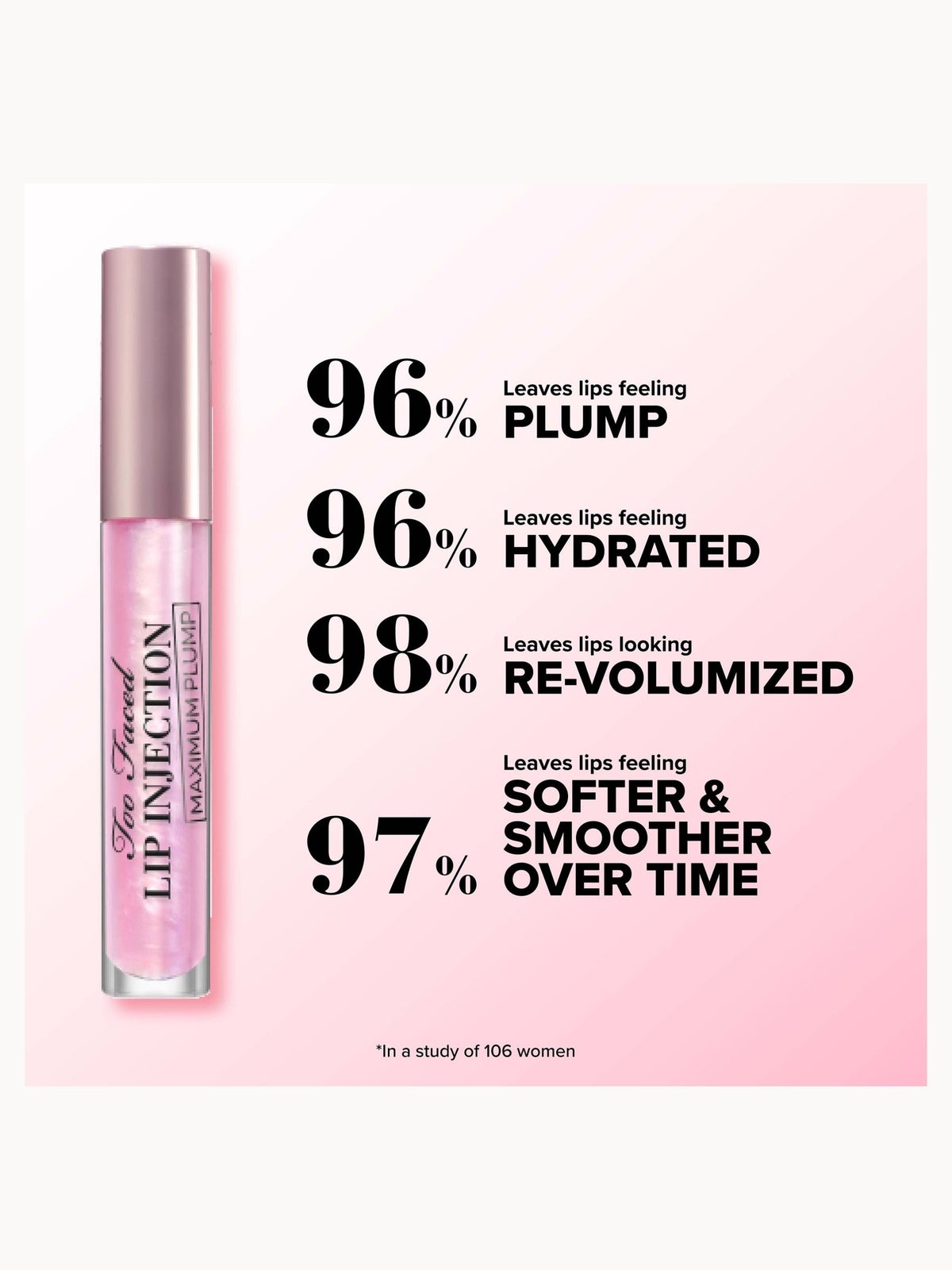 Too Faced Lip Injection Maximum Plump 4ml (Various Shades) - Yummy Bear 4