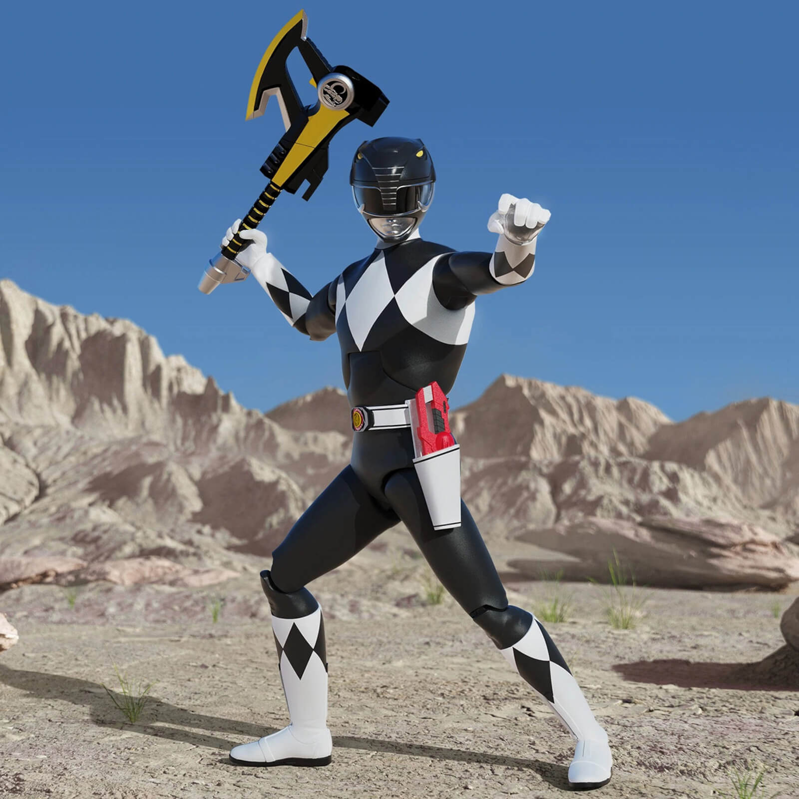 Super7 Power Rangers ULTIMATES! Figure - Black Ranger