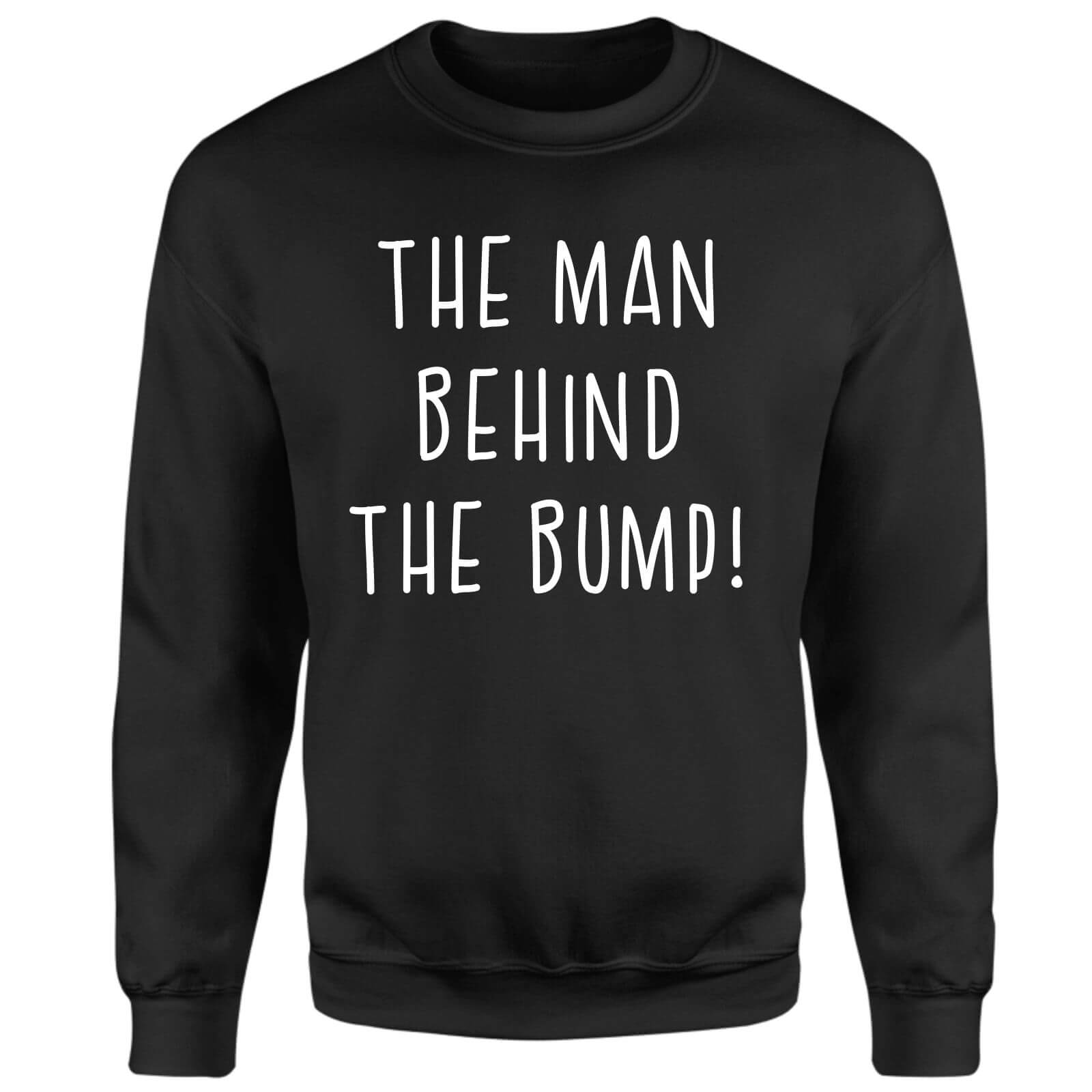 Man Behind The Bump! Sweatshirt - Black - XS