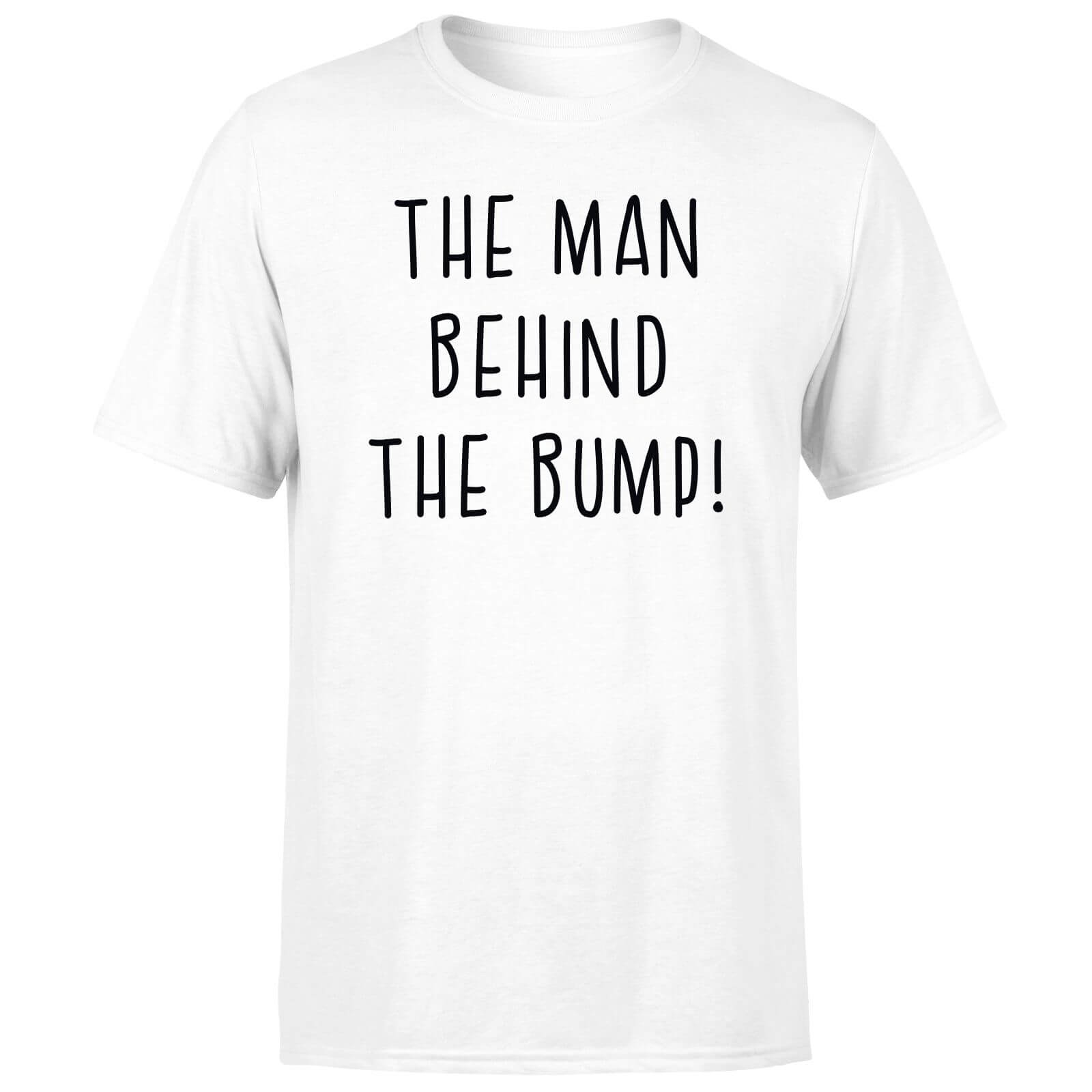 The Man Behind The Bump! Men's T-Shirt - White - 5XL