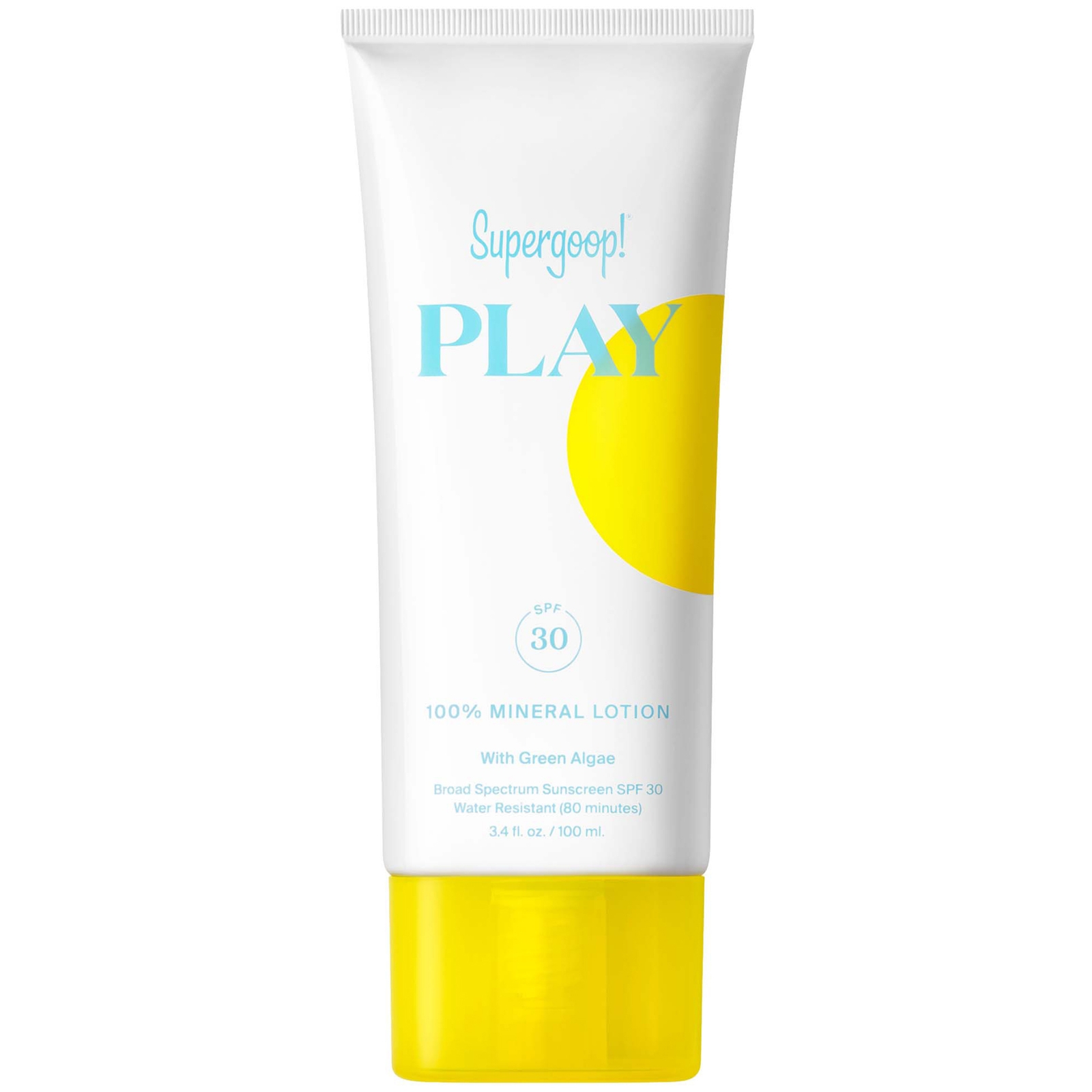 Supergoop! PLAY 100% Mineral Lotion SPF30 with Green Algae, 3.4 fl. oz | Dermstore