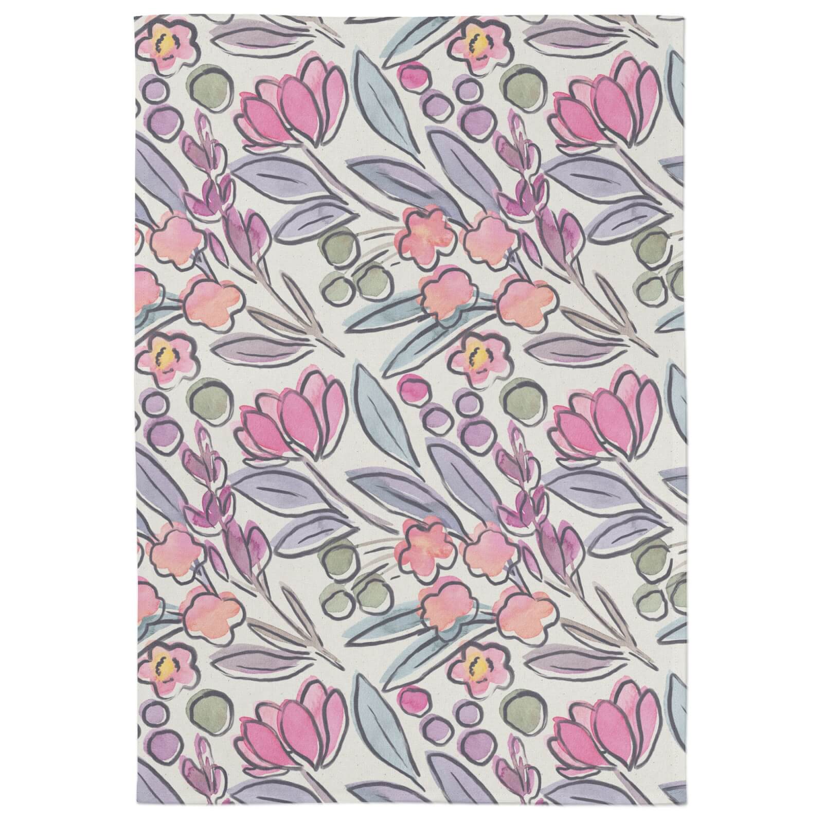 Vintage Floral Tea Towel