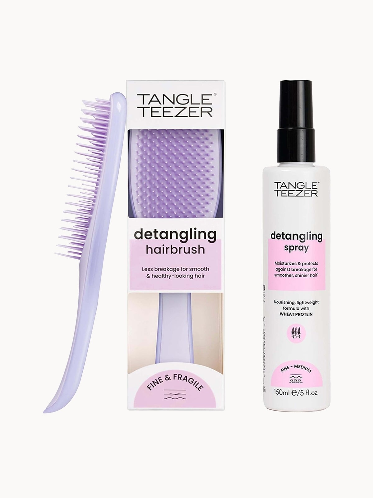 Tangle Teezer Detangling for Fine/Medium Hair Bundle