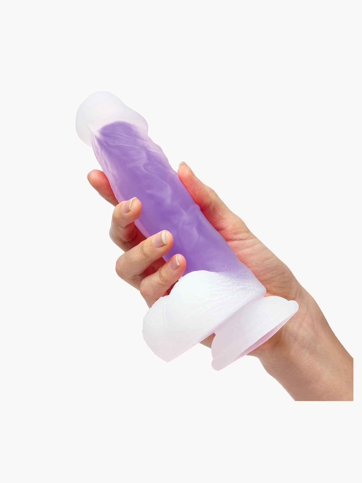 So Divine Glorious Real Skin Feel Dildo - Purple 3