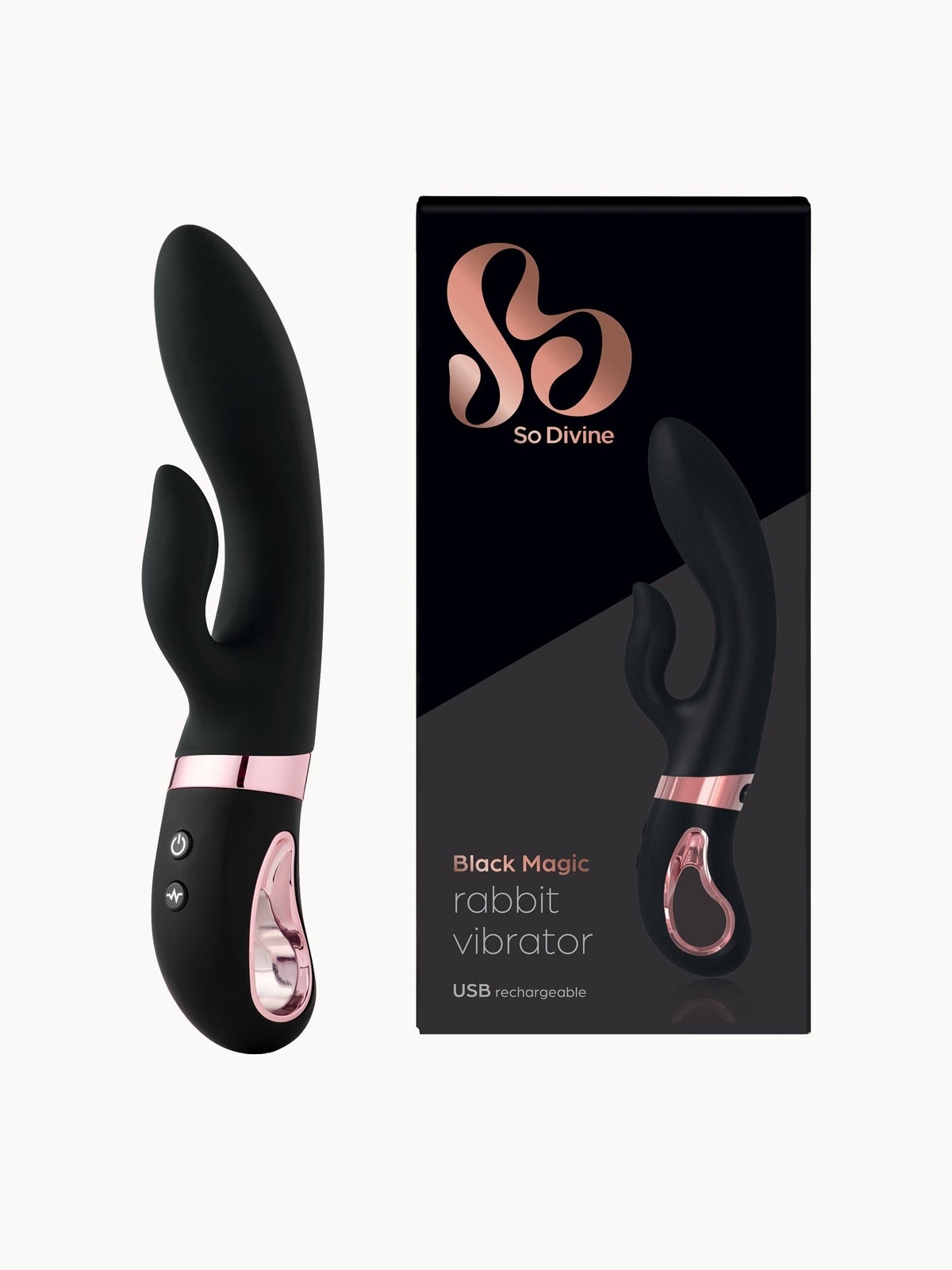 So Divine Black Magic Rabbit Vibrator 2