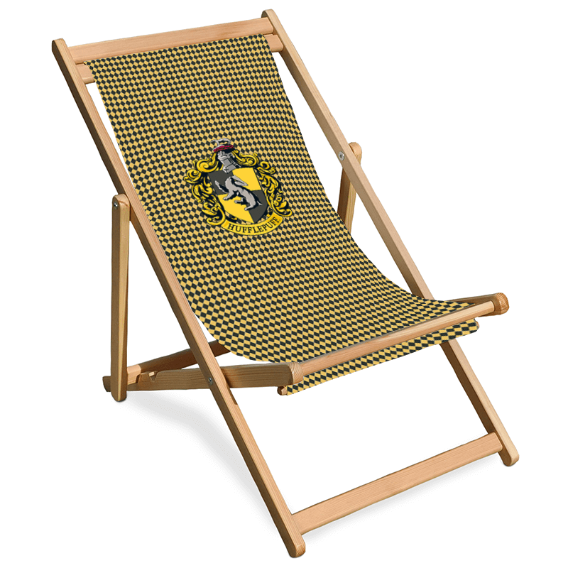 Decorsome x Harry Potter Hufflepuff Deck Chair - Full Deck Chair