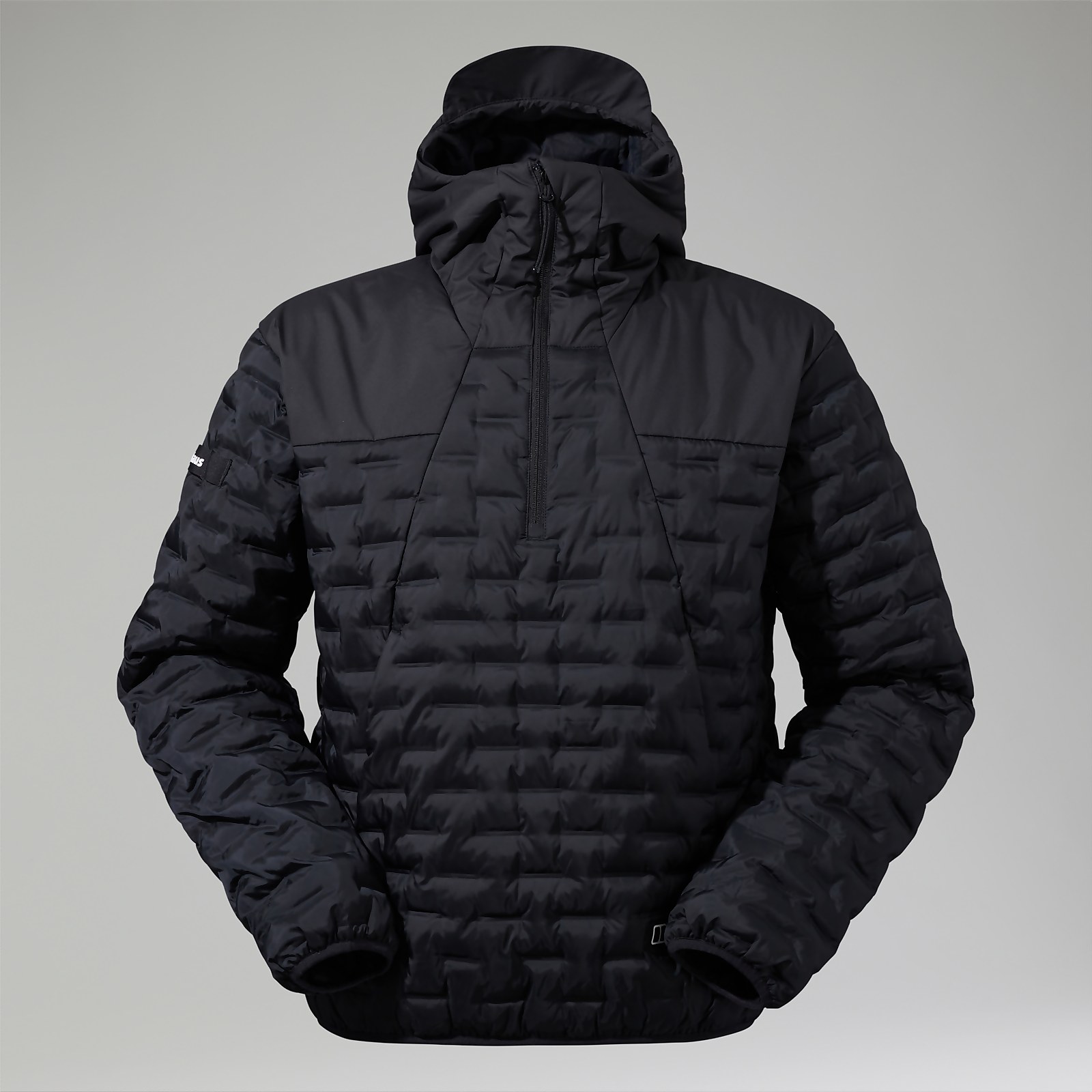 Image of Men's Jesmond Insulated Smock Jacket - Black