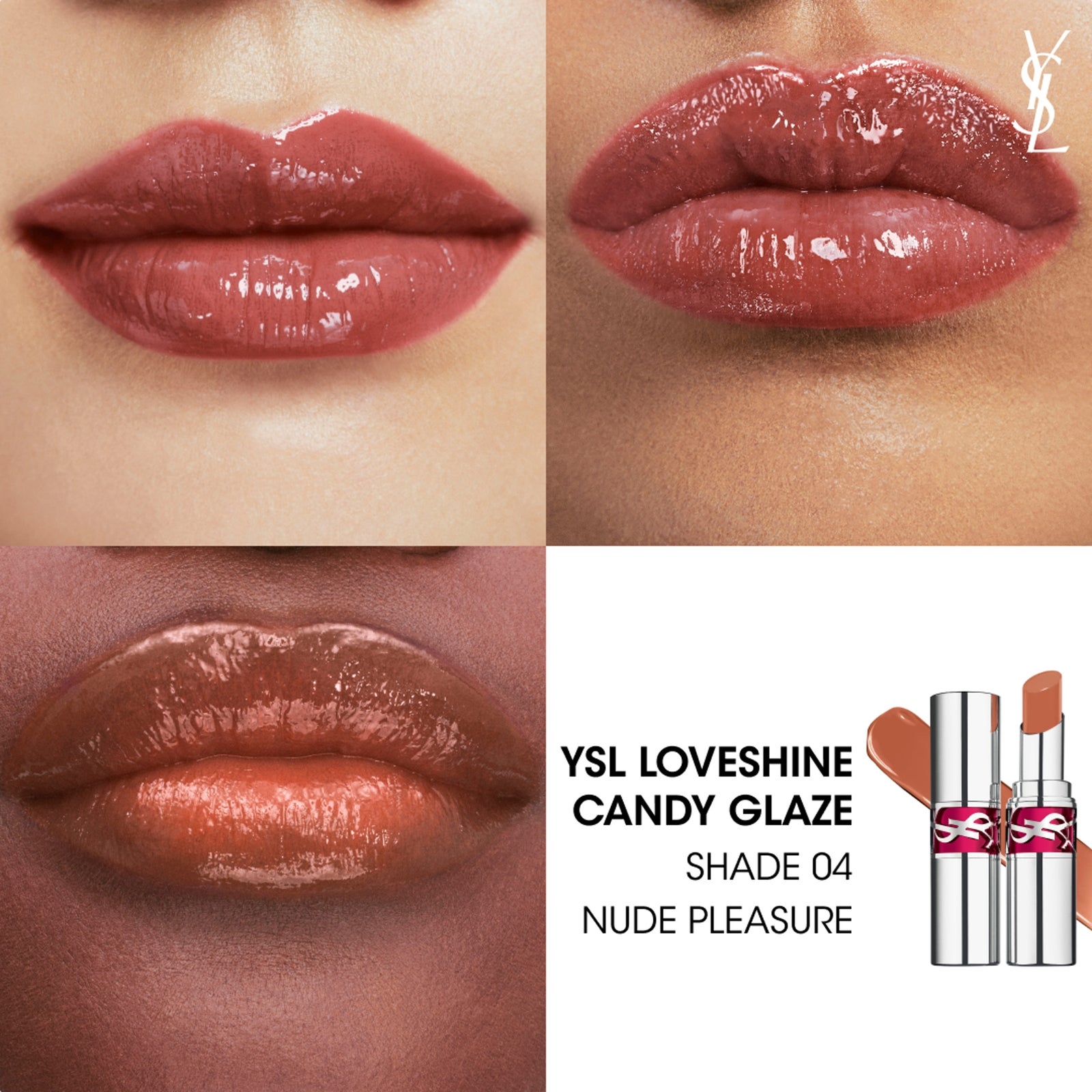 YSL - Loveshine Candy Glaze Lipgloss-Stick, 3.2  g