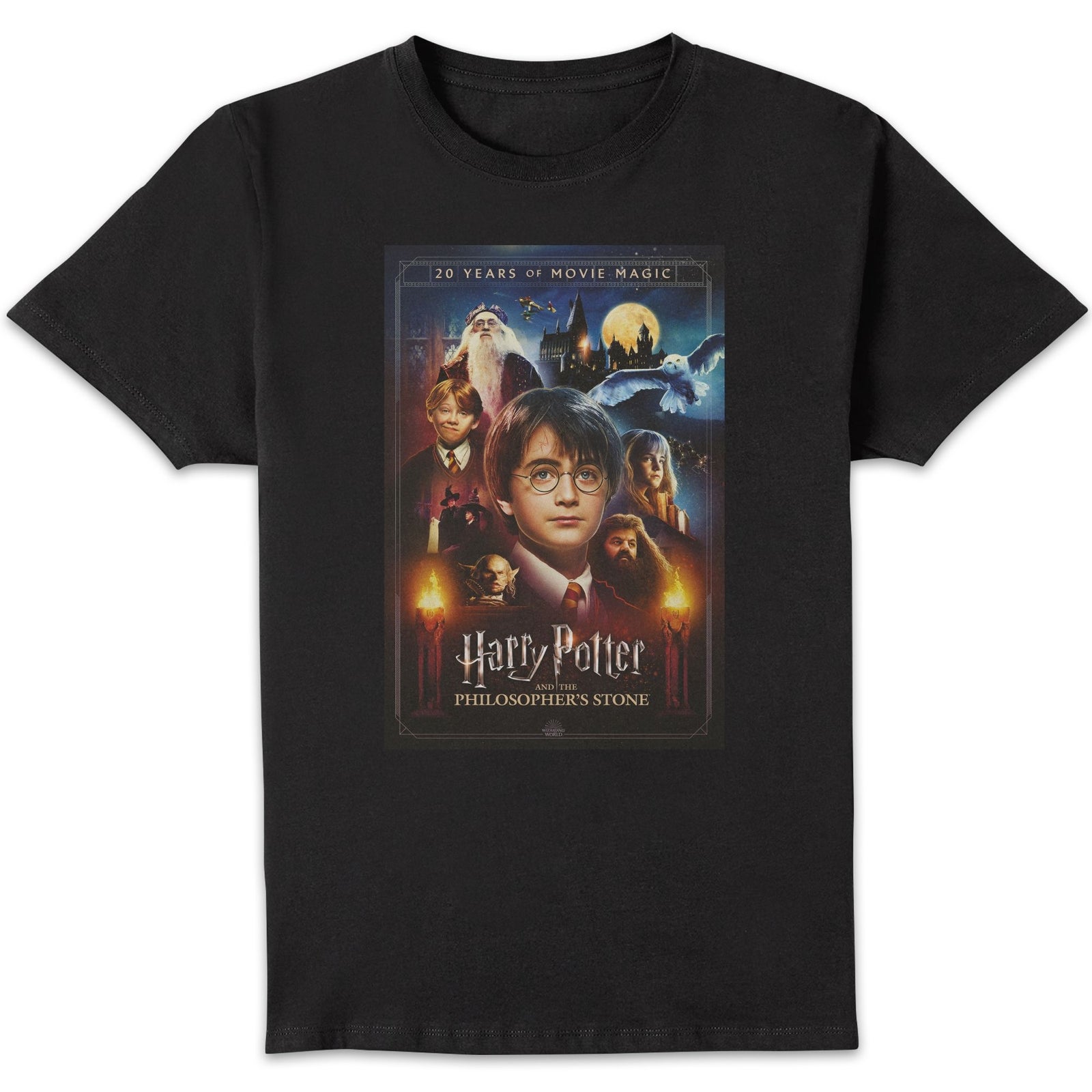 Harry Potter Philosopher's Stone Unisex T-Shirt - Black - XXL