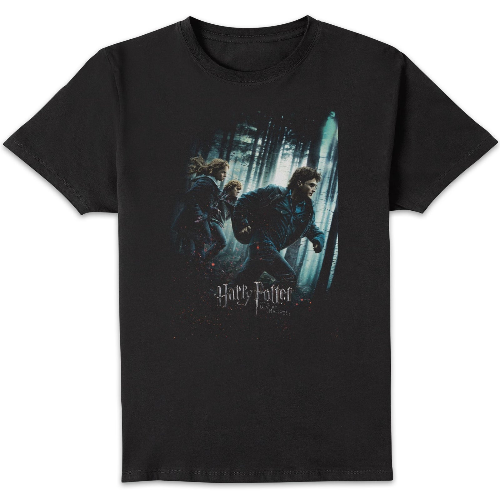 Harry Potter Deathly Hallows Part 1 Unisex T-Shirt - Black - S