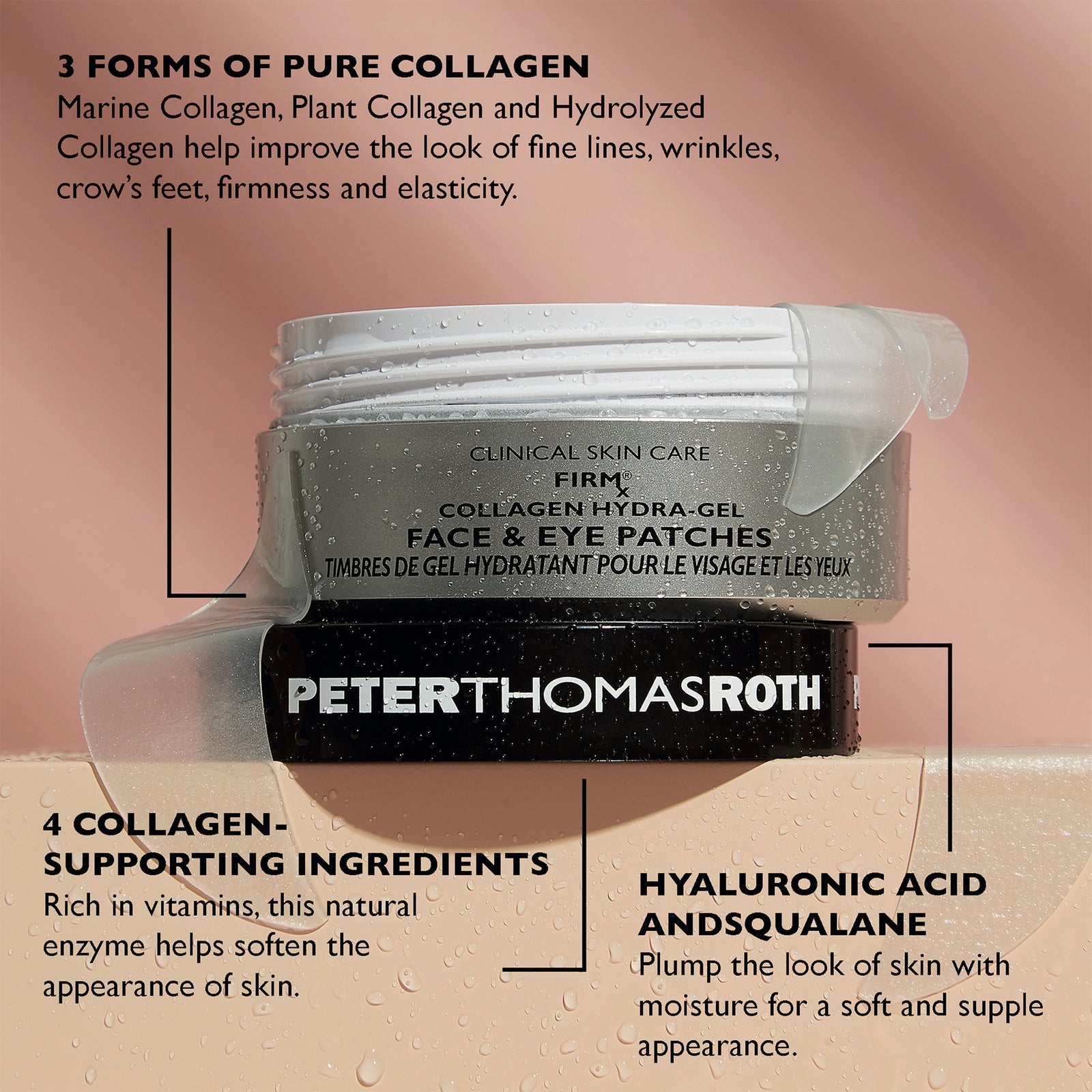 Peter Thomas Roth FIRMx Collagen Hydra-Gel Face and Eye Patches (90 patches) 3