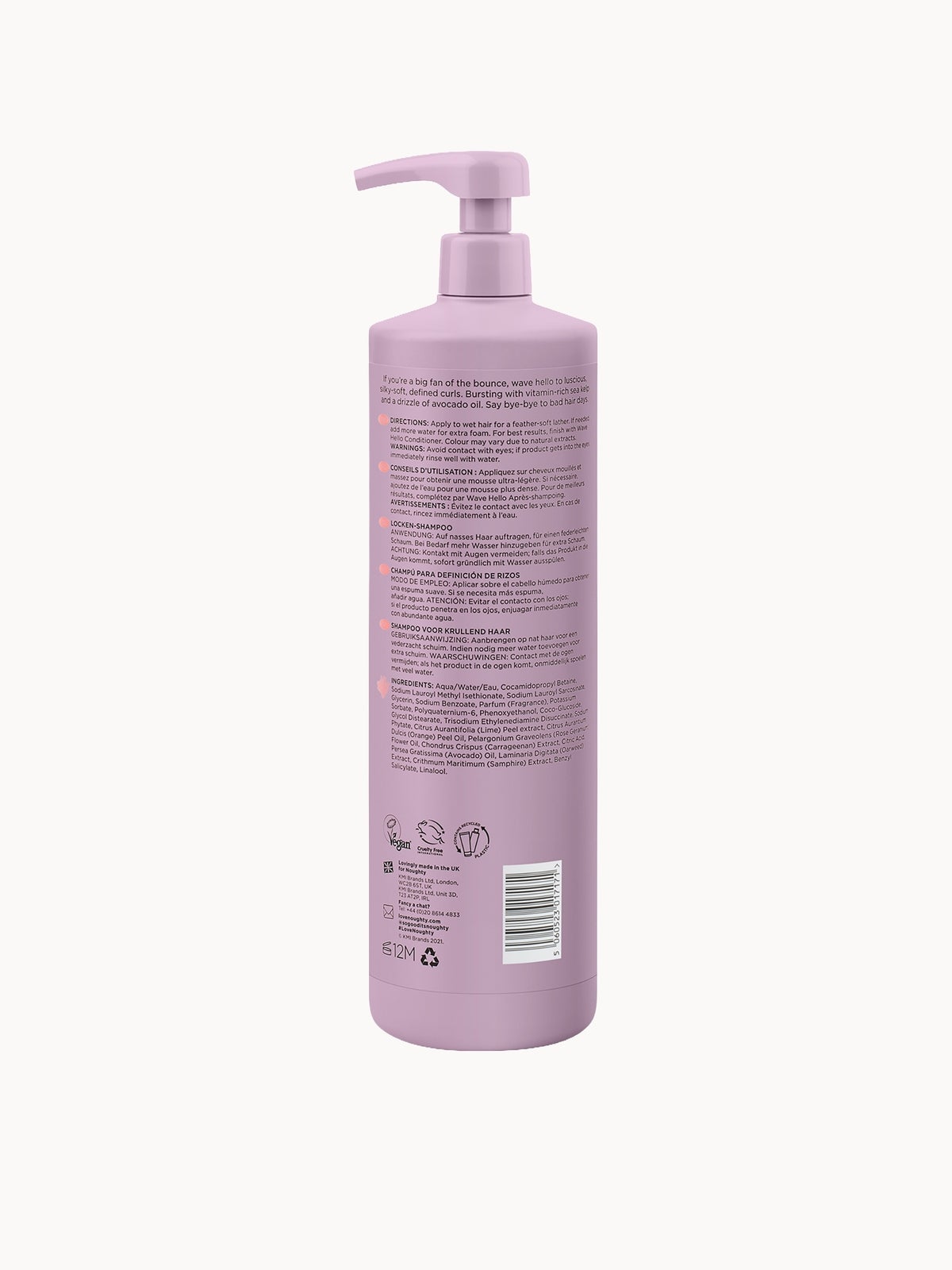 Noughty Wave Hello Shampoo 1000ml 2