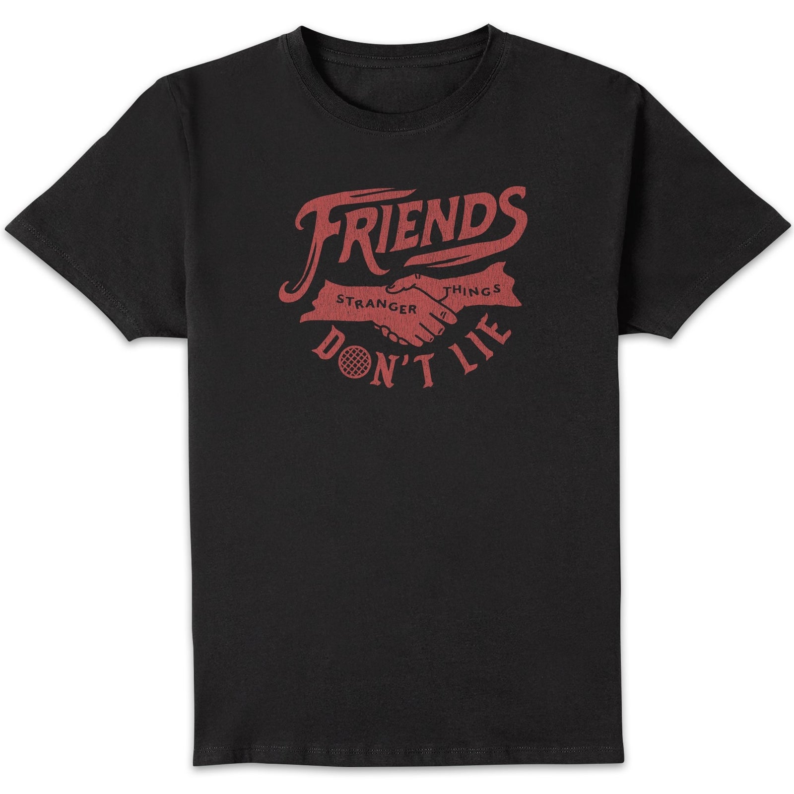 Stranger Things Friends Don't Lie Unisex T-Shirt - Black - XL