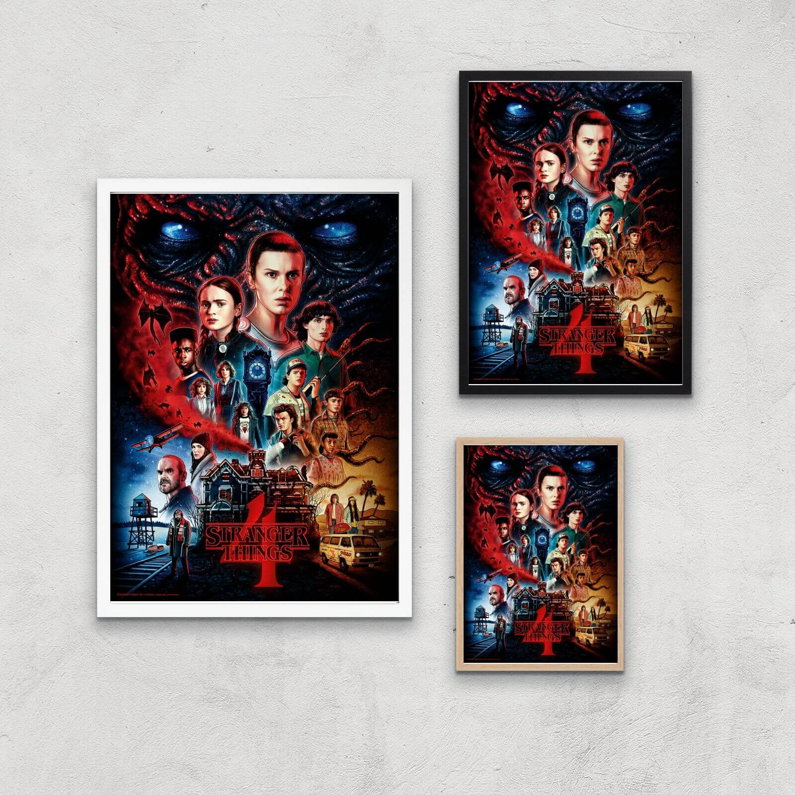 Stranger Things Composition Giclee Art Print - A2 - Print Only