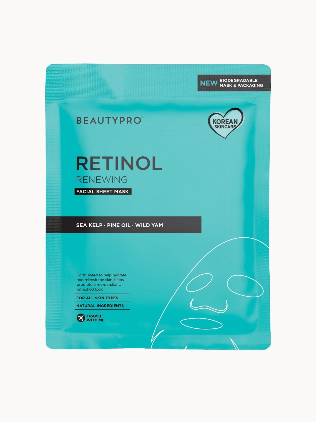 BEAUTYPRO Retinol Face Mask 22ml