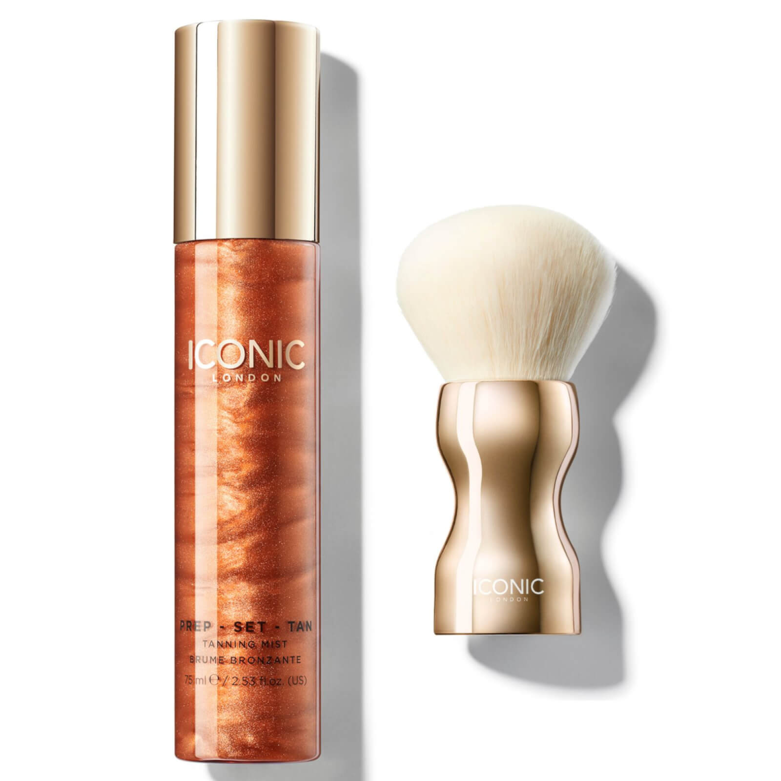 ICONIC London Tan and Brush Bundle (Various Shades) - Glow