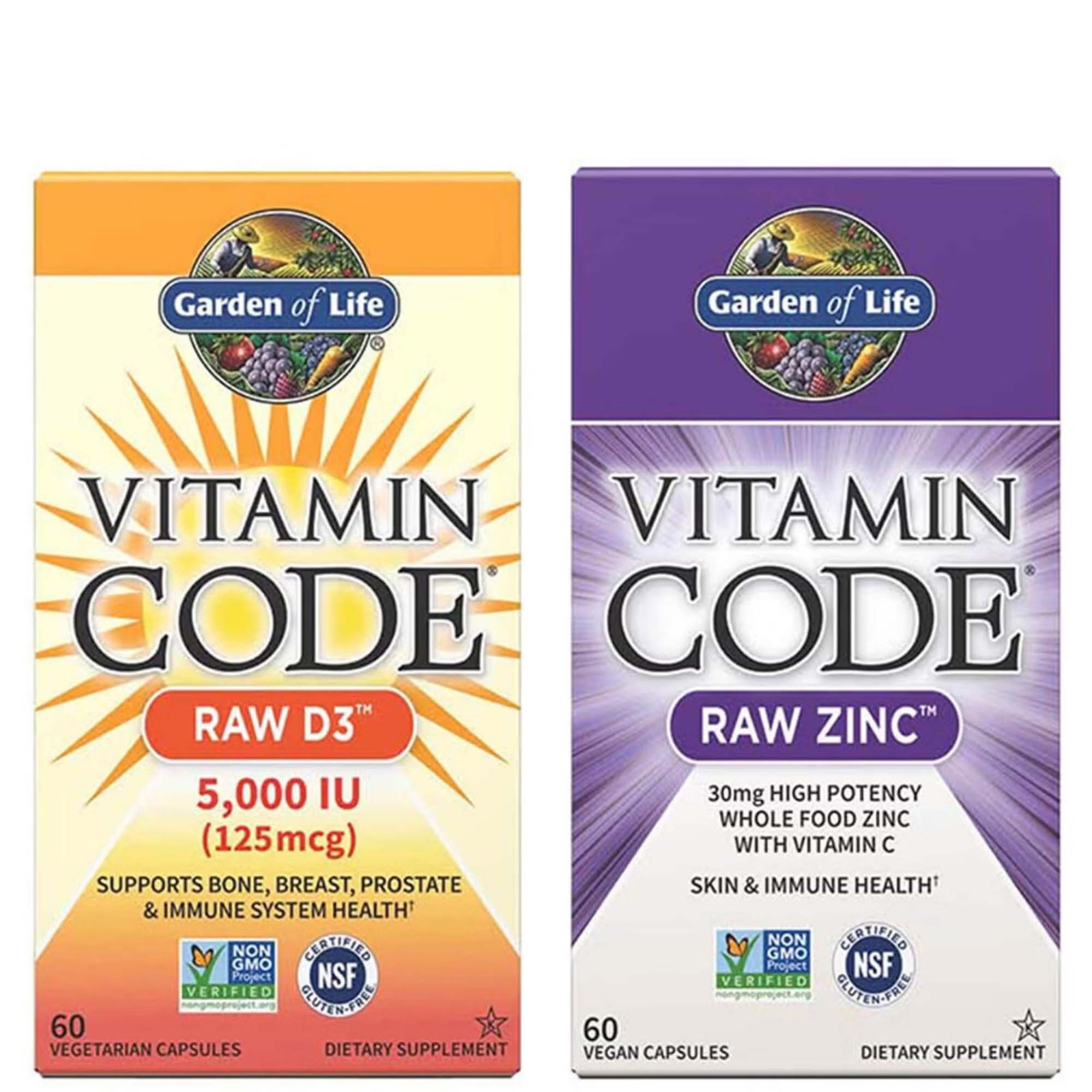 Pacchetto Vitamin Code x2 – Vitamina D e Zinco