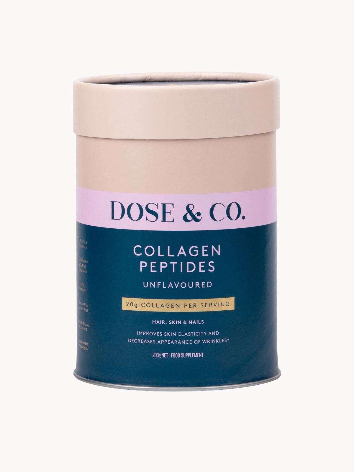 Dose & Co Collagen Peptides Unflavored 283g