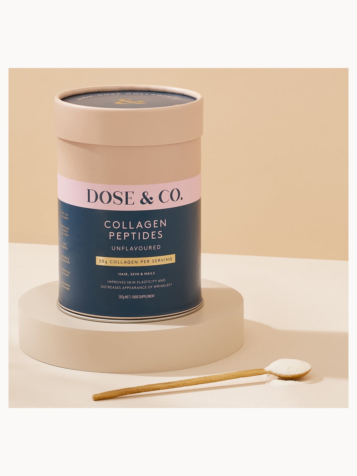 Dose & Co Collagen Peptides Unflavored 283g 4