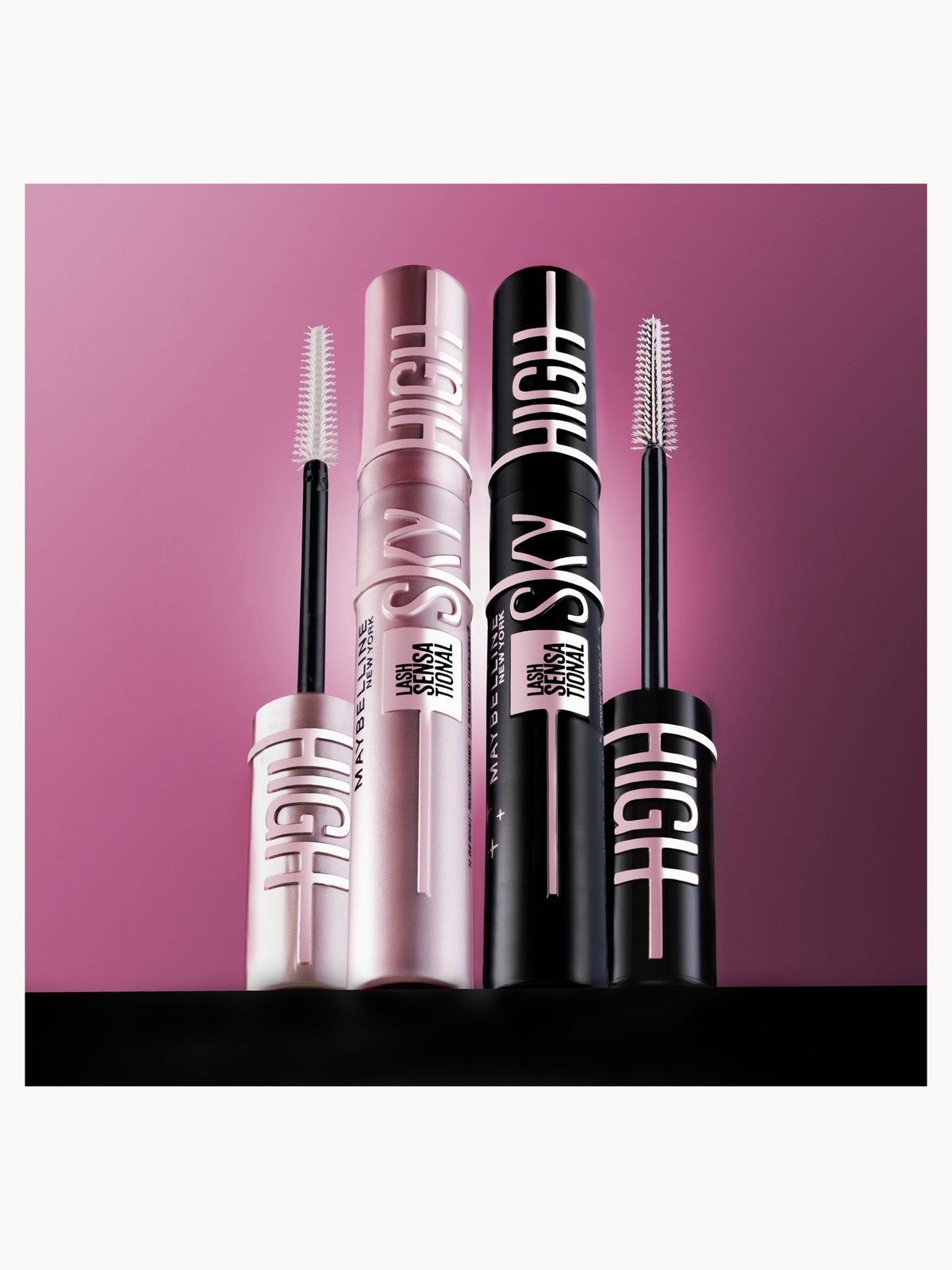 Maybelline Lash Sensational Sky High Mascara Bundle (Various Shades) - Day and Night Duo 4